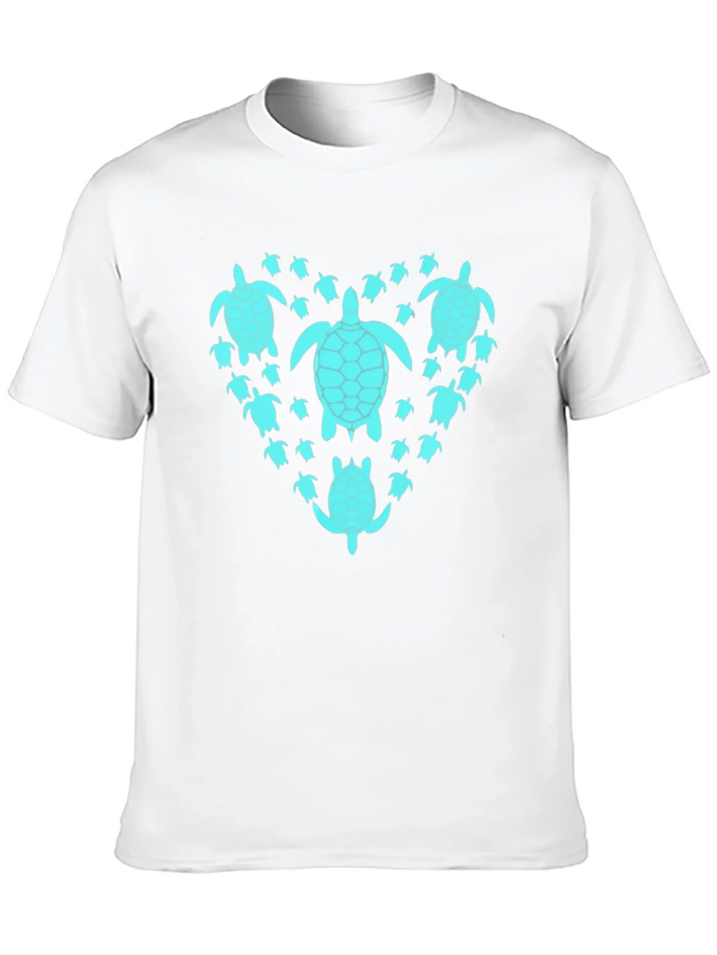 Turtle Heart T-Shirt - Black Graphic Tee product image 9