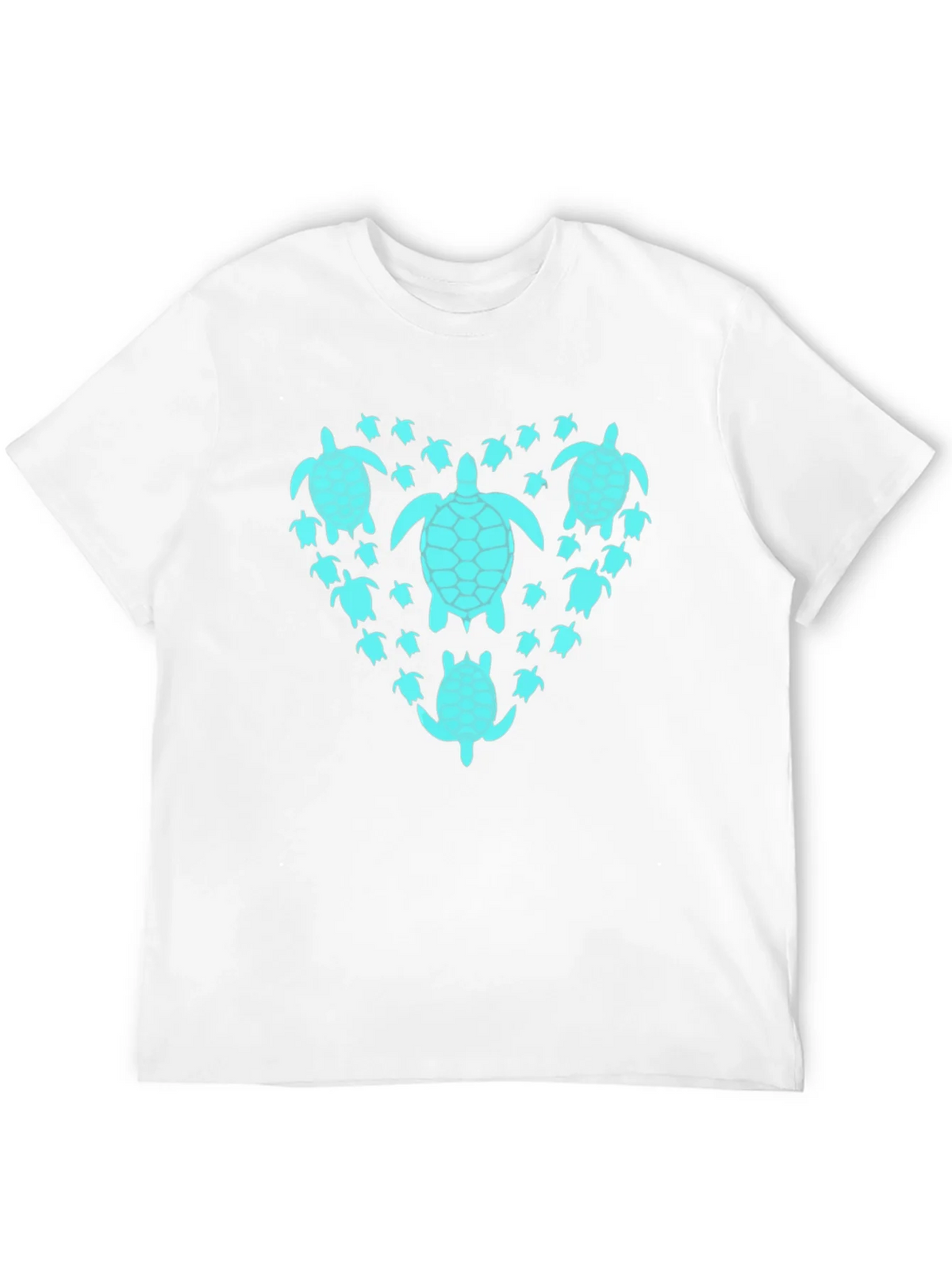 Turtle Heart T-Shirt - Black Graphic Tee product image 11