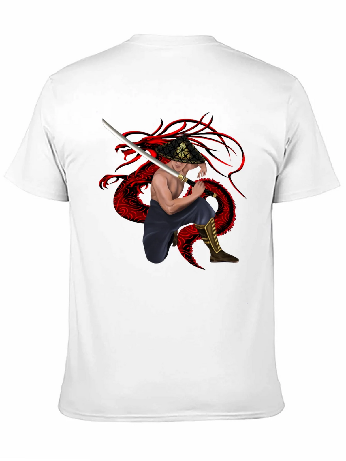 Dragon Warrior Graphic Tee - Black product image 6