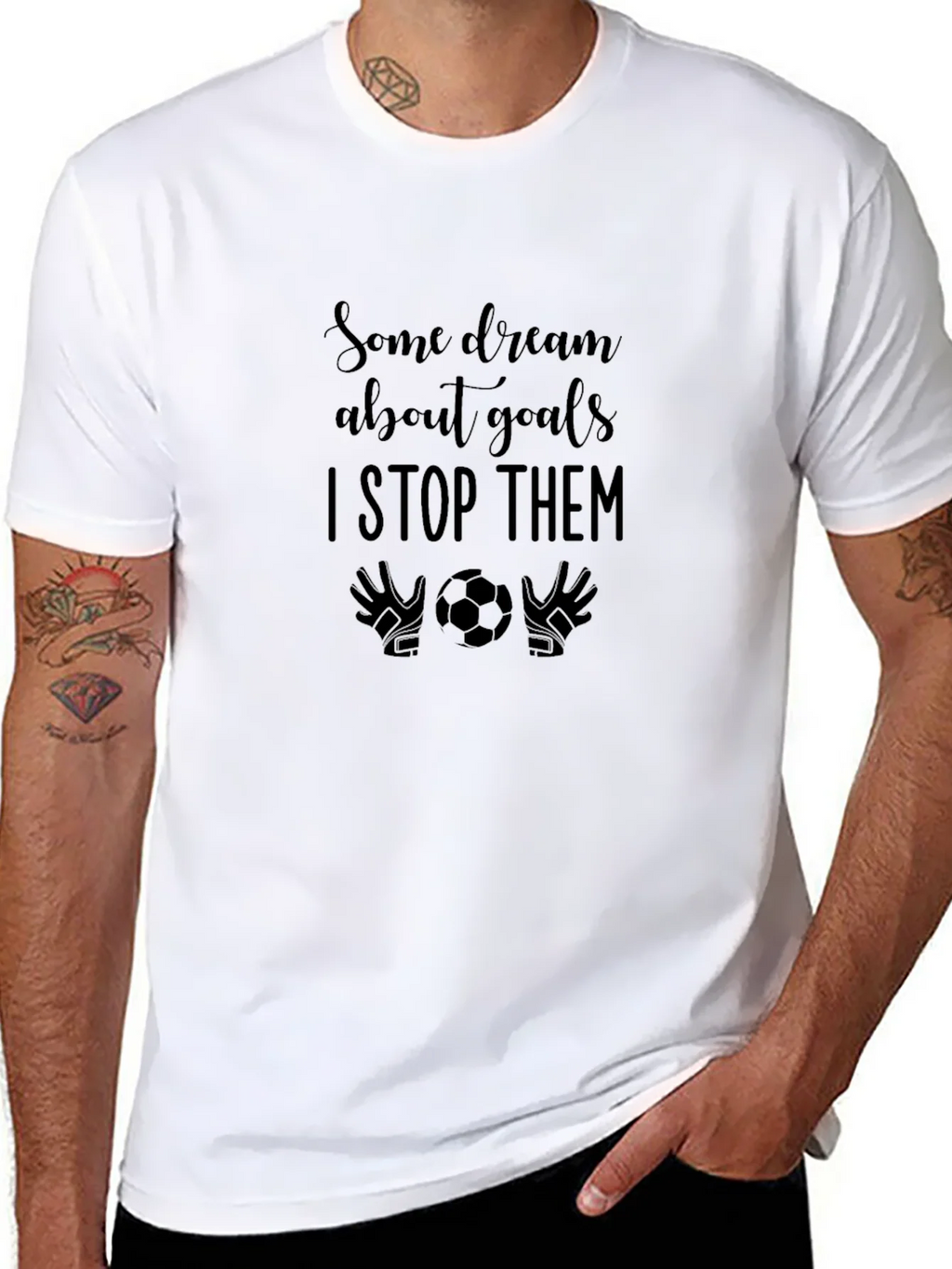 Goalie Dreams T-Shirt - I Stop Them! product image 2