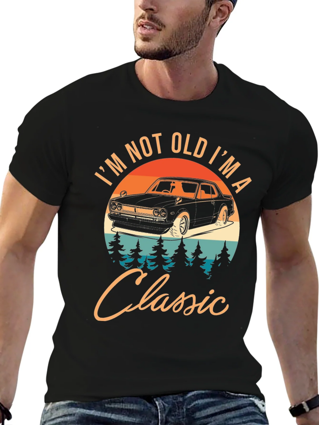 Classic Car T-Shirt: Im Not Old Im A product image 4
