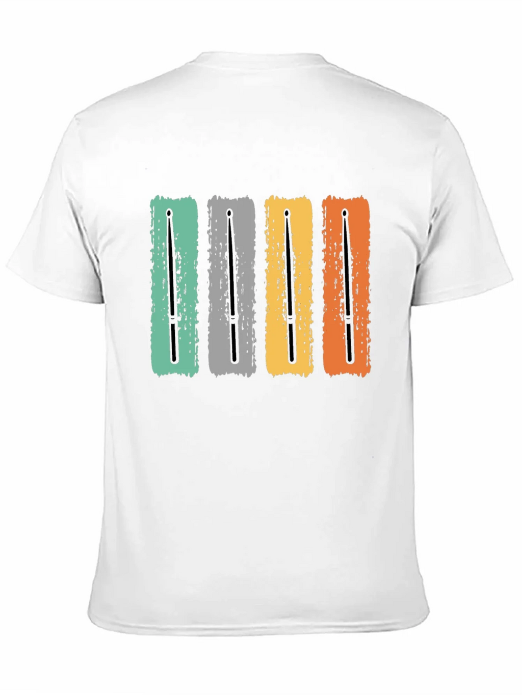 Retro Drum Sticks T-Shirt - Vintage Percussion Tee product image 3