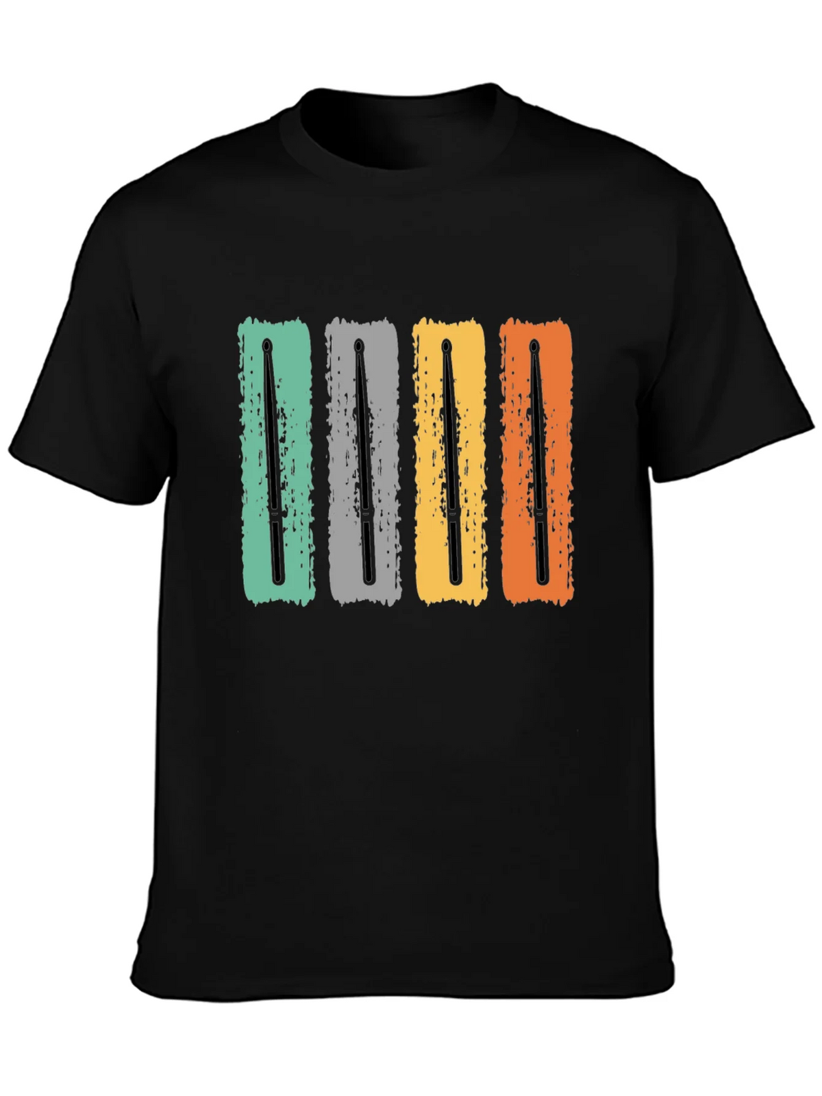Retro Drum Sticks T-Shirt - Vintage Percussion Tee product image 1