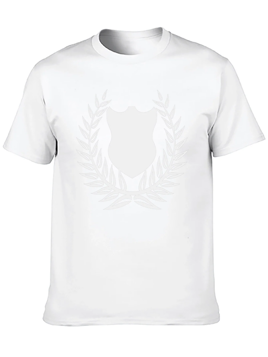 Shield Laurel Black T-Shirt Graphic Print product image 9