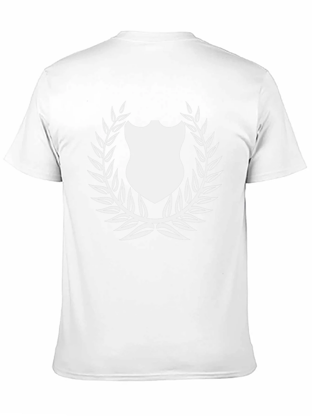 Shield Laurel Black T-Shirt Graphic Print product image 10