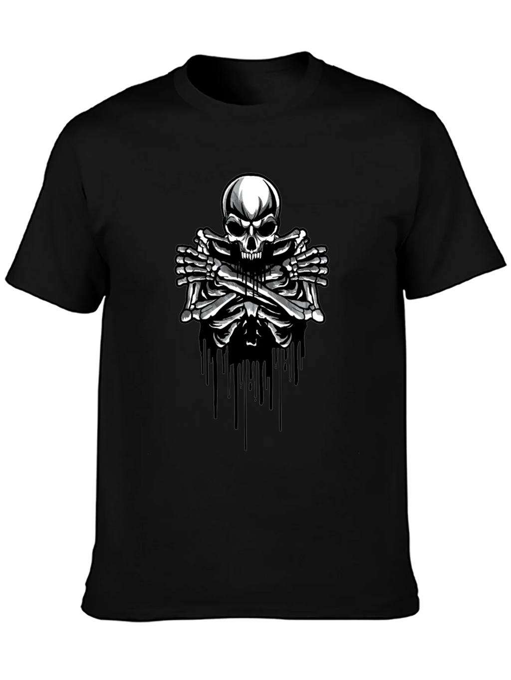 Skull & Bones Graphic T-Shirt - Edgy Style product image 2