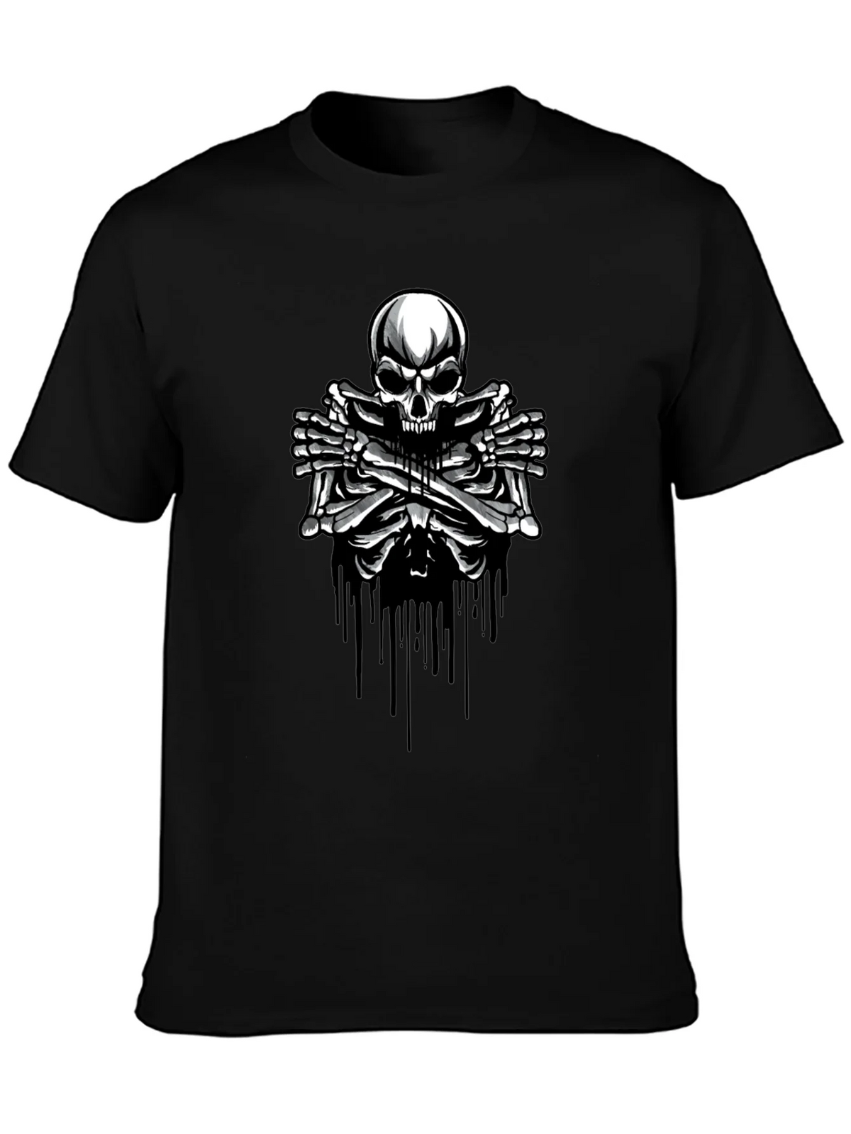 Skull & Bones Graphic T-Shirt - Edgy Style product image 2