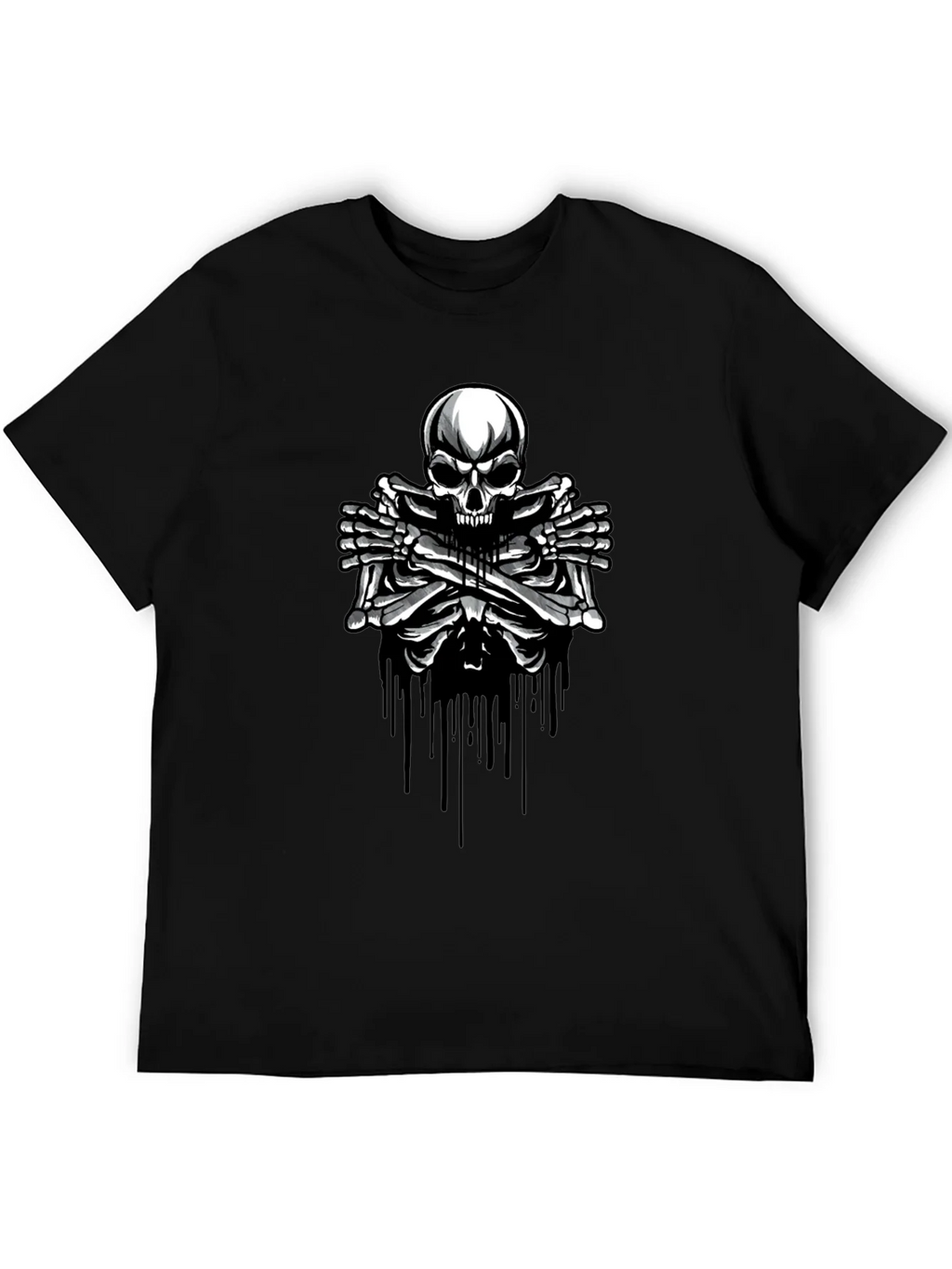 Skull & Bones Graphic T-Shirt - Edgy Style product image 4