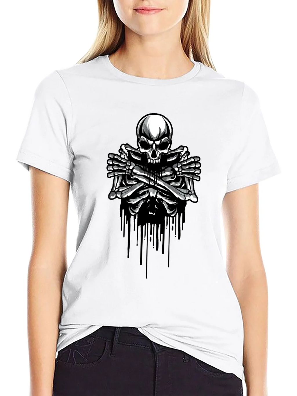 Skull & Bones Graphic T-Shirt - Edgy Style product image 6