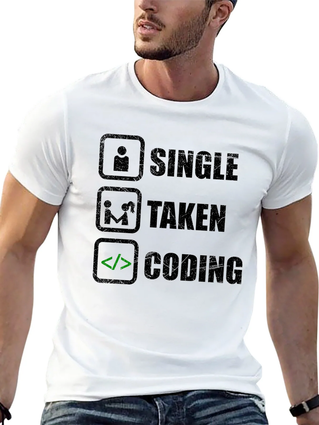 Coding Relationship Status T-Shirt - Programmer Humor product image 12