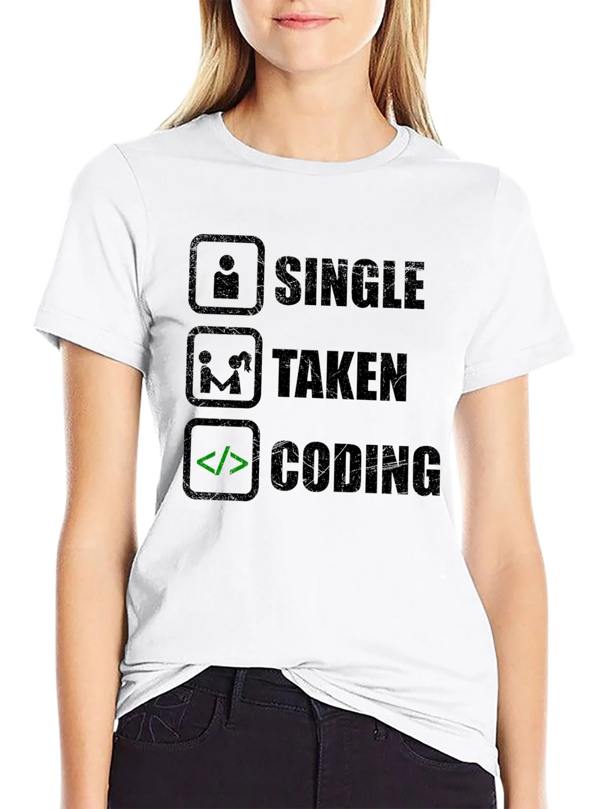 Coding Relationship Status T-Shirt - Programmer Humor product image 8