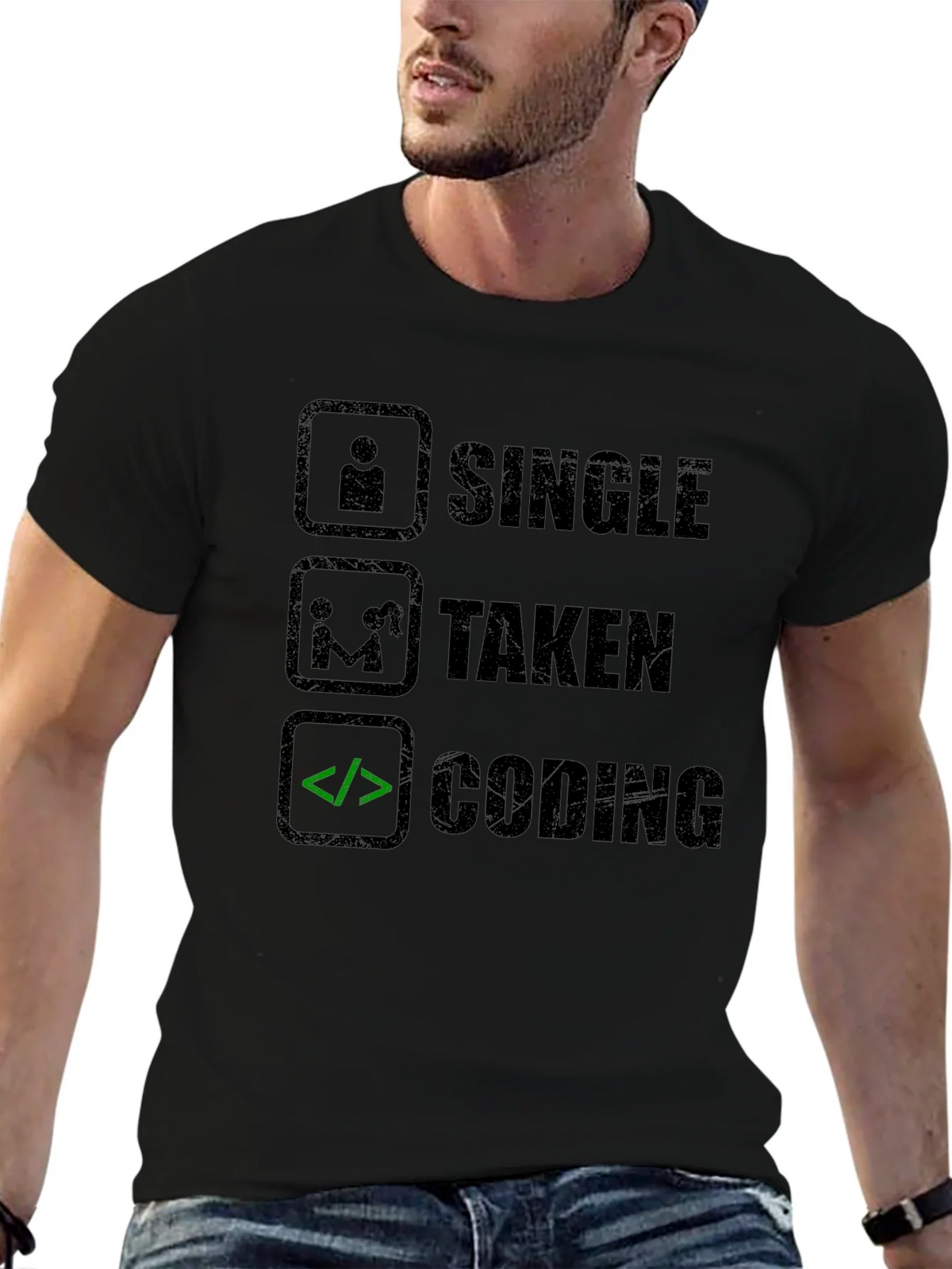 Coding Relationship Status T-Shirt - Programmer Humor product image 6