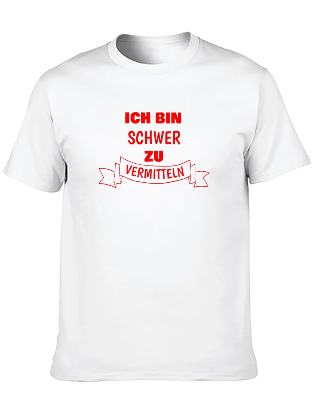 Ich Bin Schwer zu Vermitteln Black Graphic T-Shirt product image 9