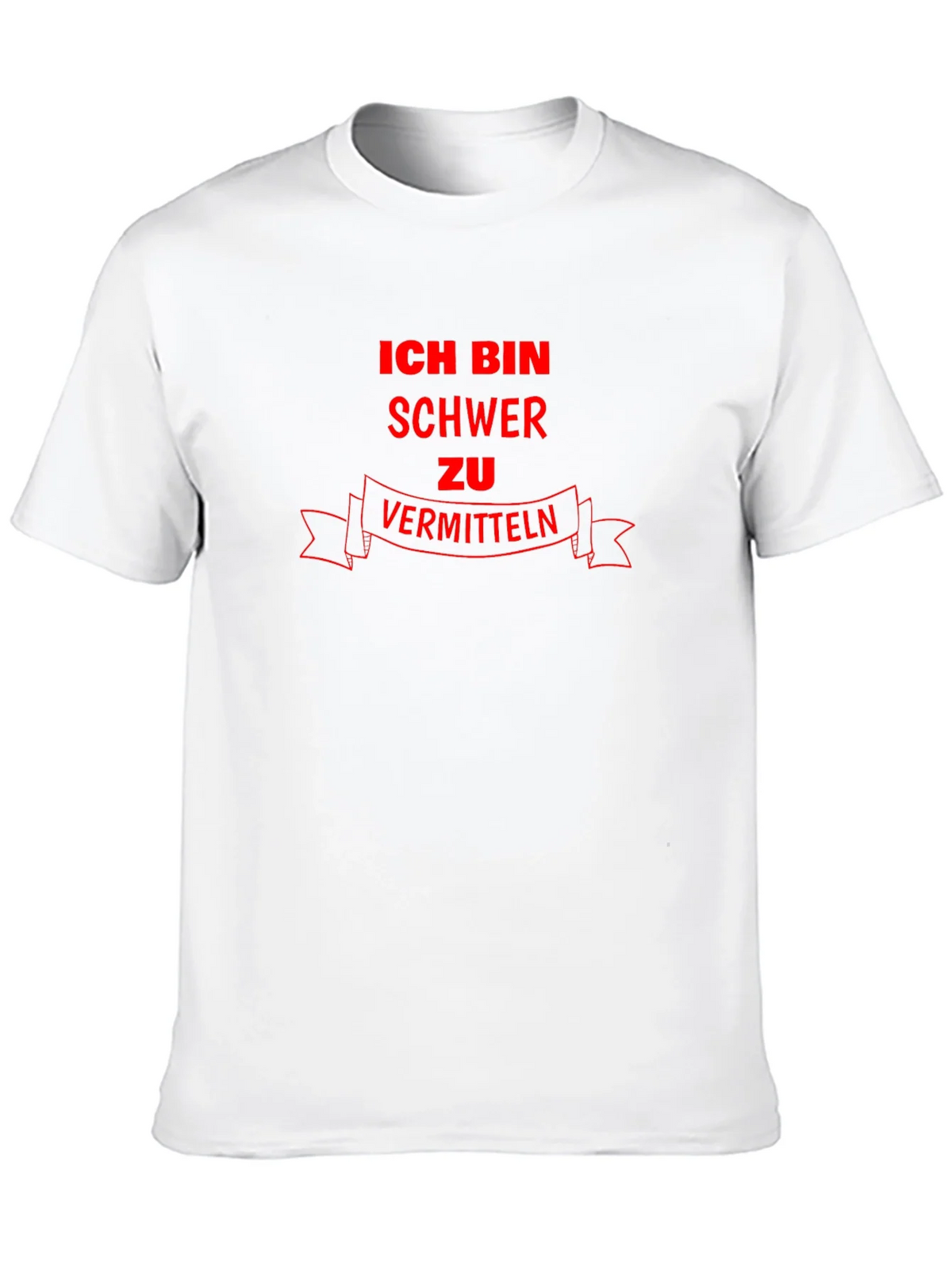 Ich Bin Schwer zu Vermitteln Black Graphic T-Shirt product image 9