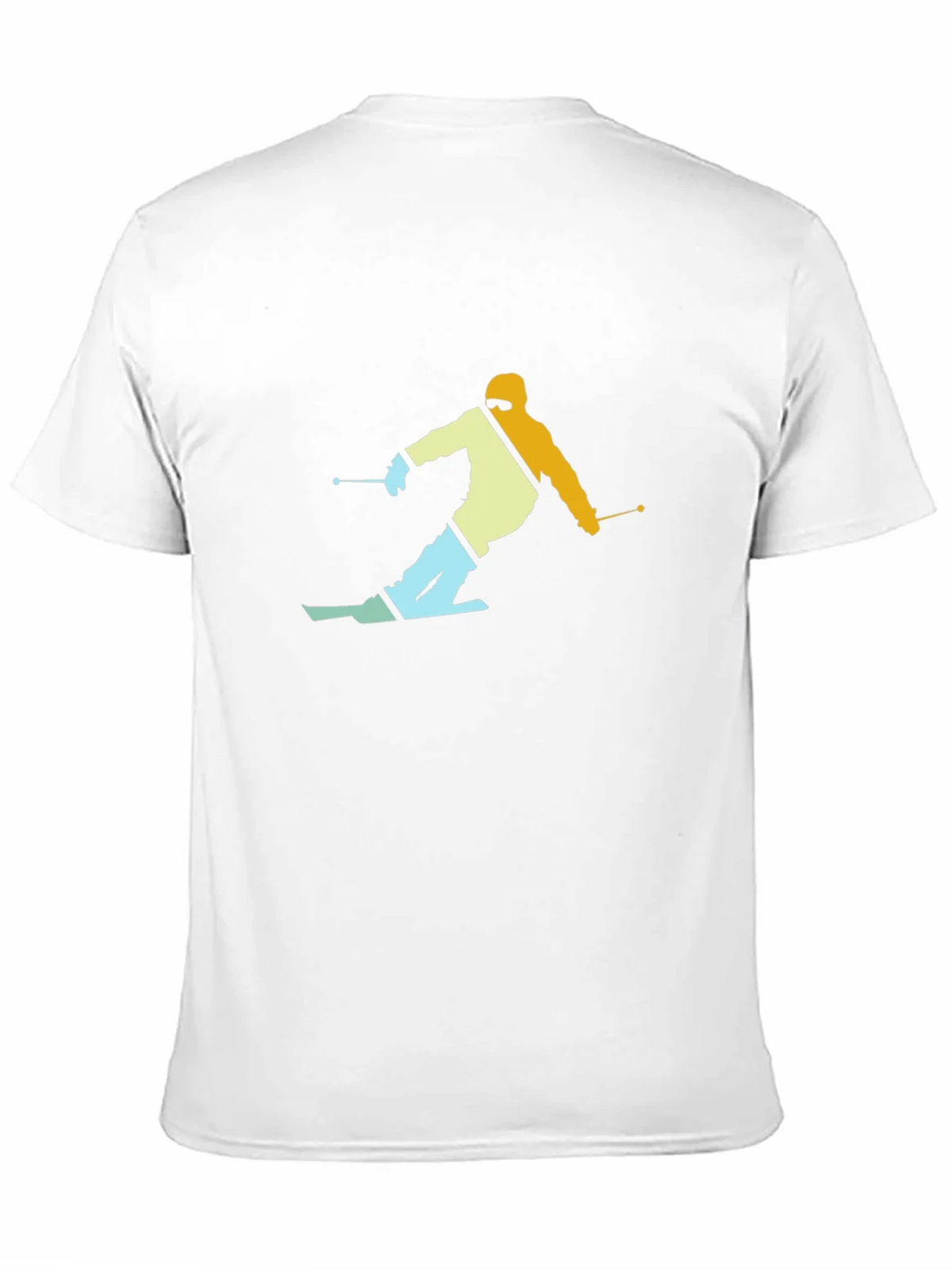 Retro Skier Graphic T-Shirt - Black product image 9