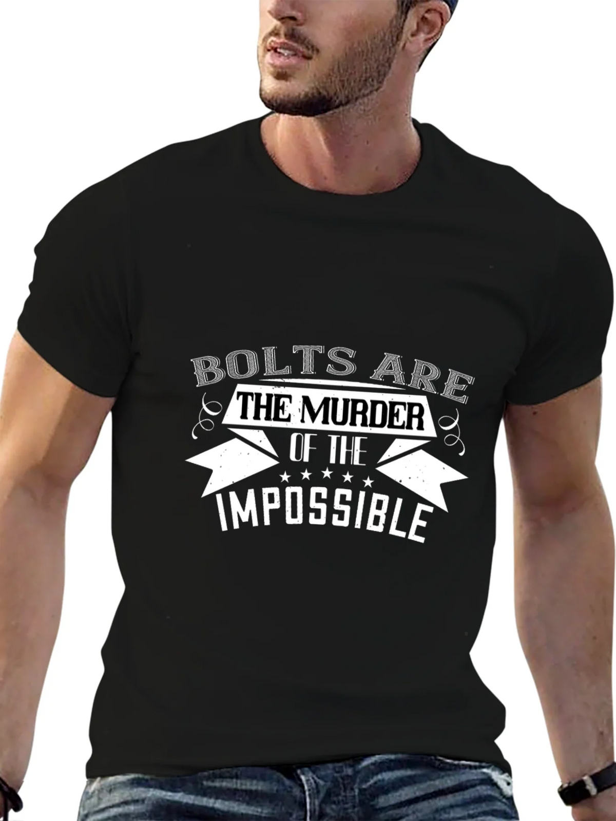 Bolts Are The Murder of Impossible T-Shirt product image 5