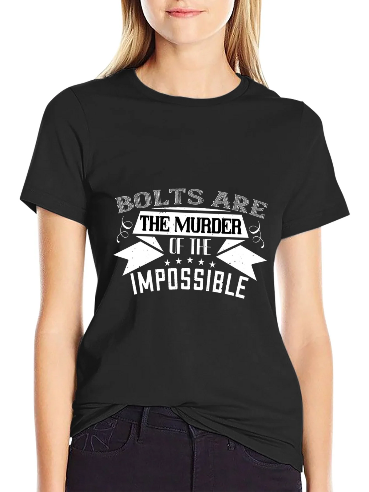 Bolts Are The Murder of Impossible T-Shirt product image 2