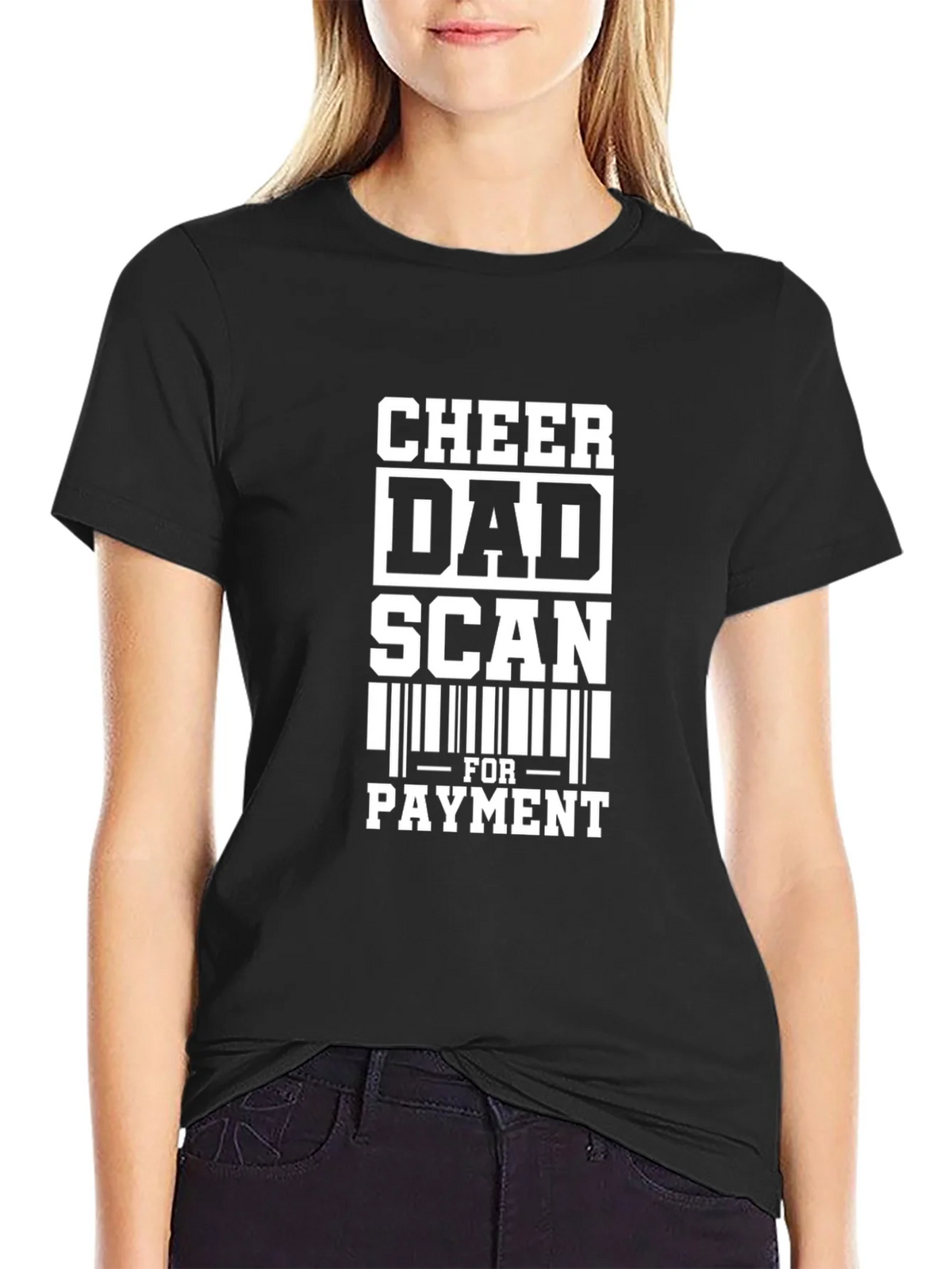 Cheer Dad Scan For Payment Graphic Tee product image 1