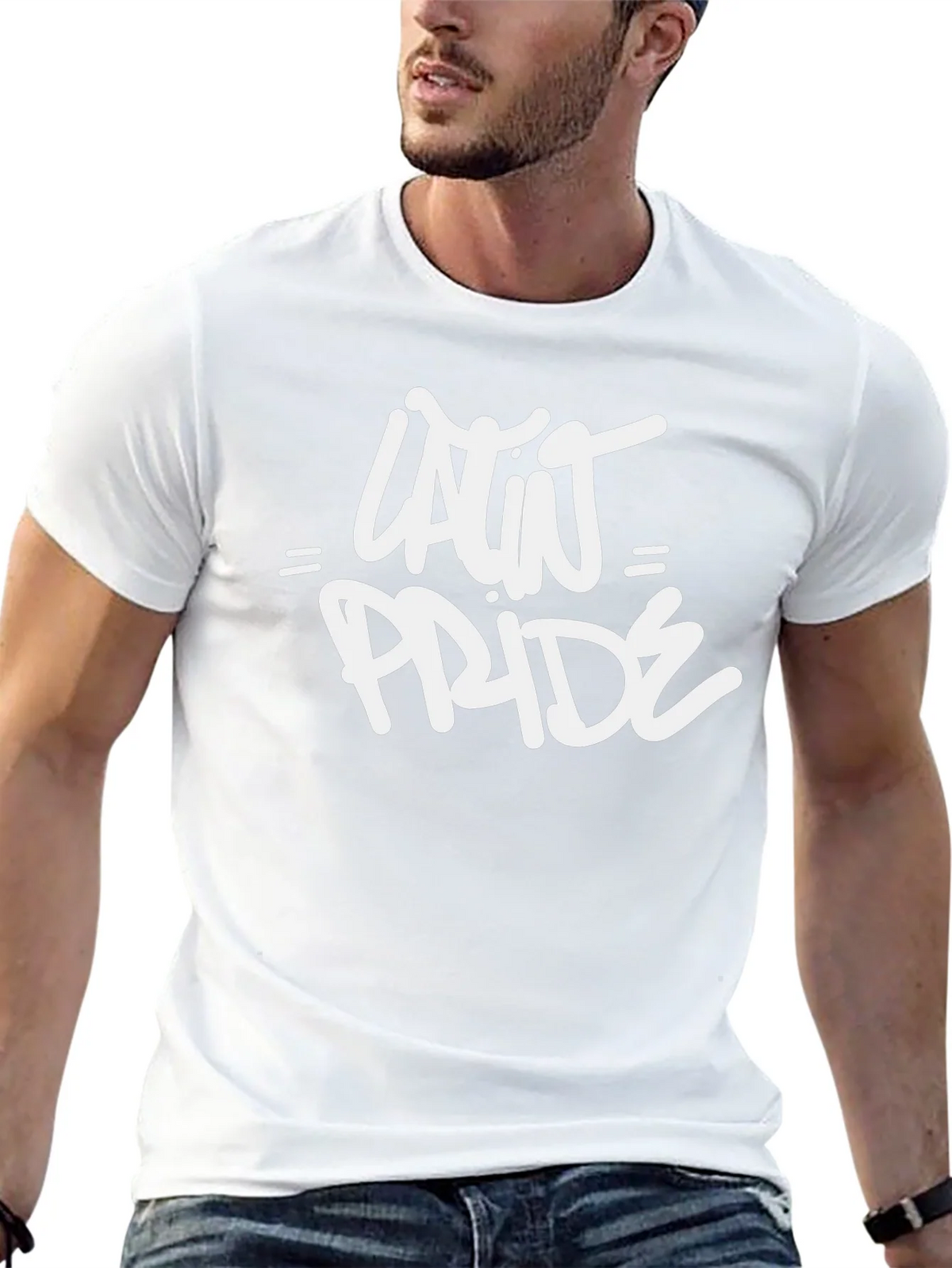Latin Pride Black T-Shirt - Urban Graphic Tee product image 3