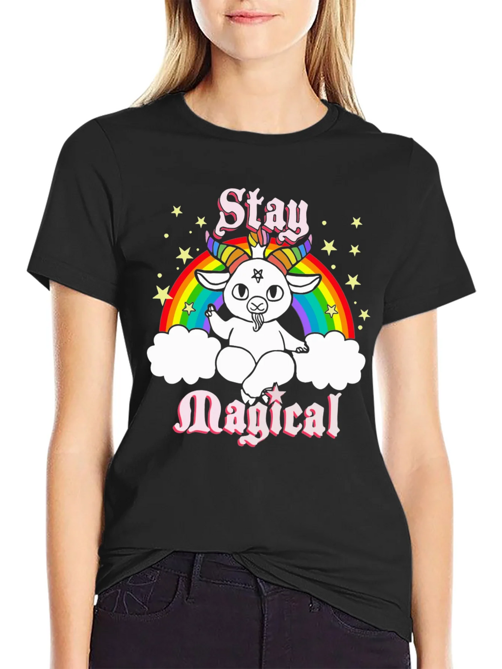 Stay Magical Goat T-Shirt product image 2