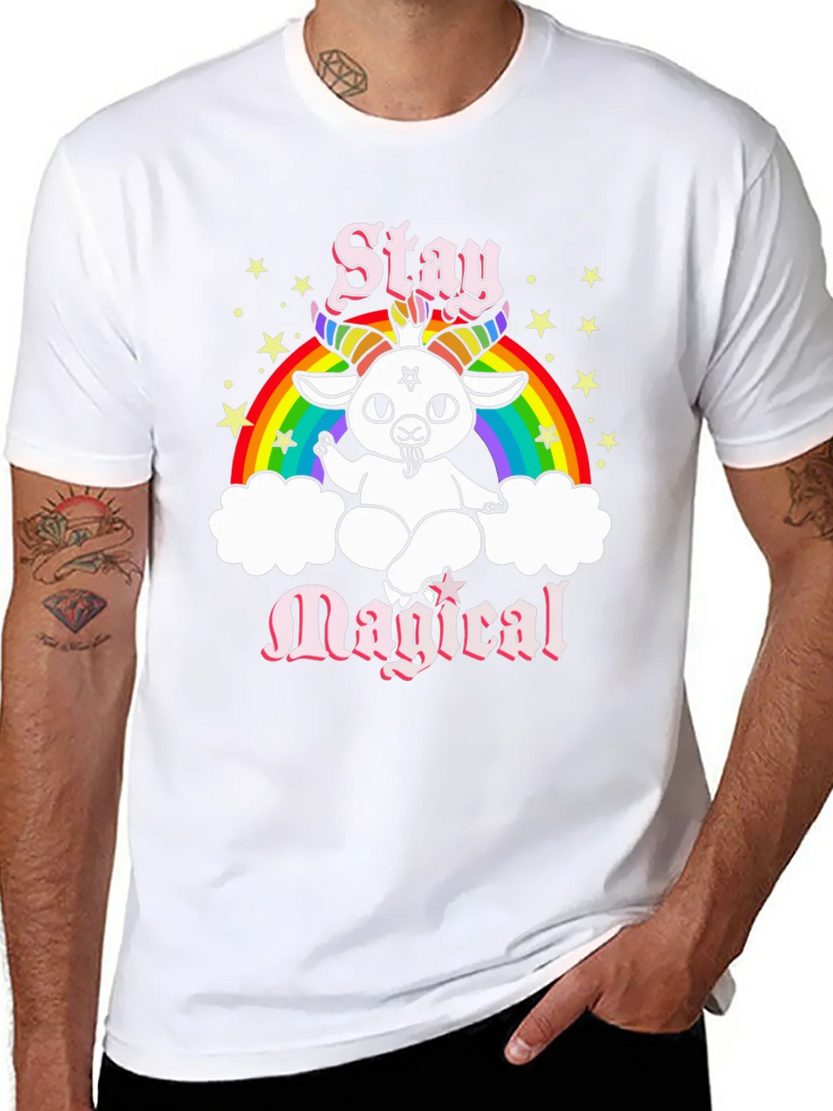Stay Magical Goat T-Shirt product image 7