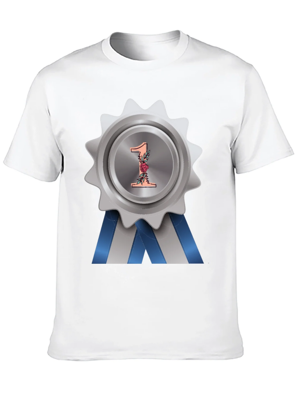 Number One Award Badge T-Shirt product image 9