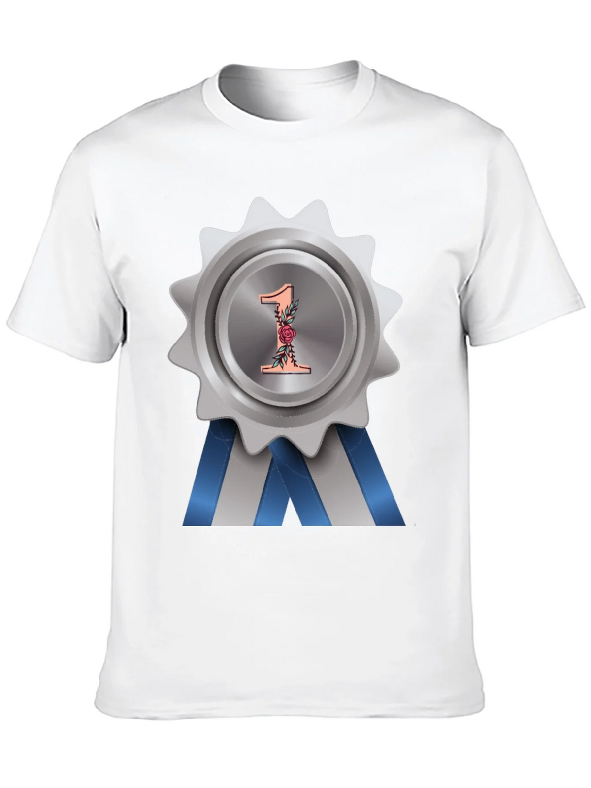 Number One Award Badge T-Shirt product image 9
