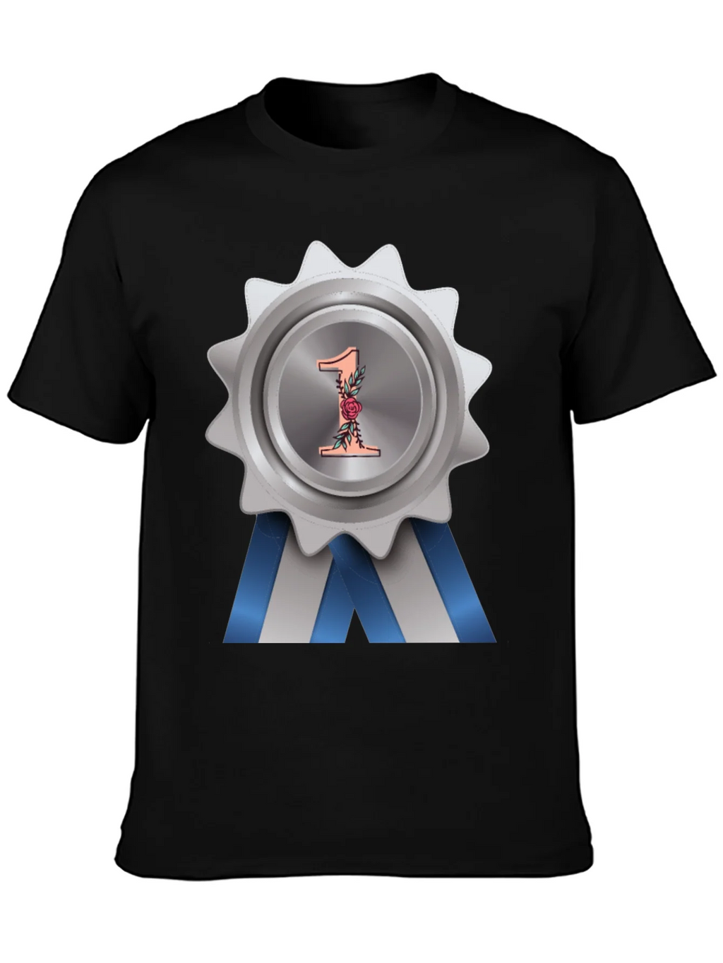 Number One Award Badge T-Shirt product image 3