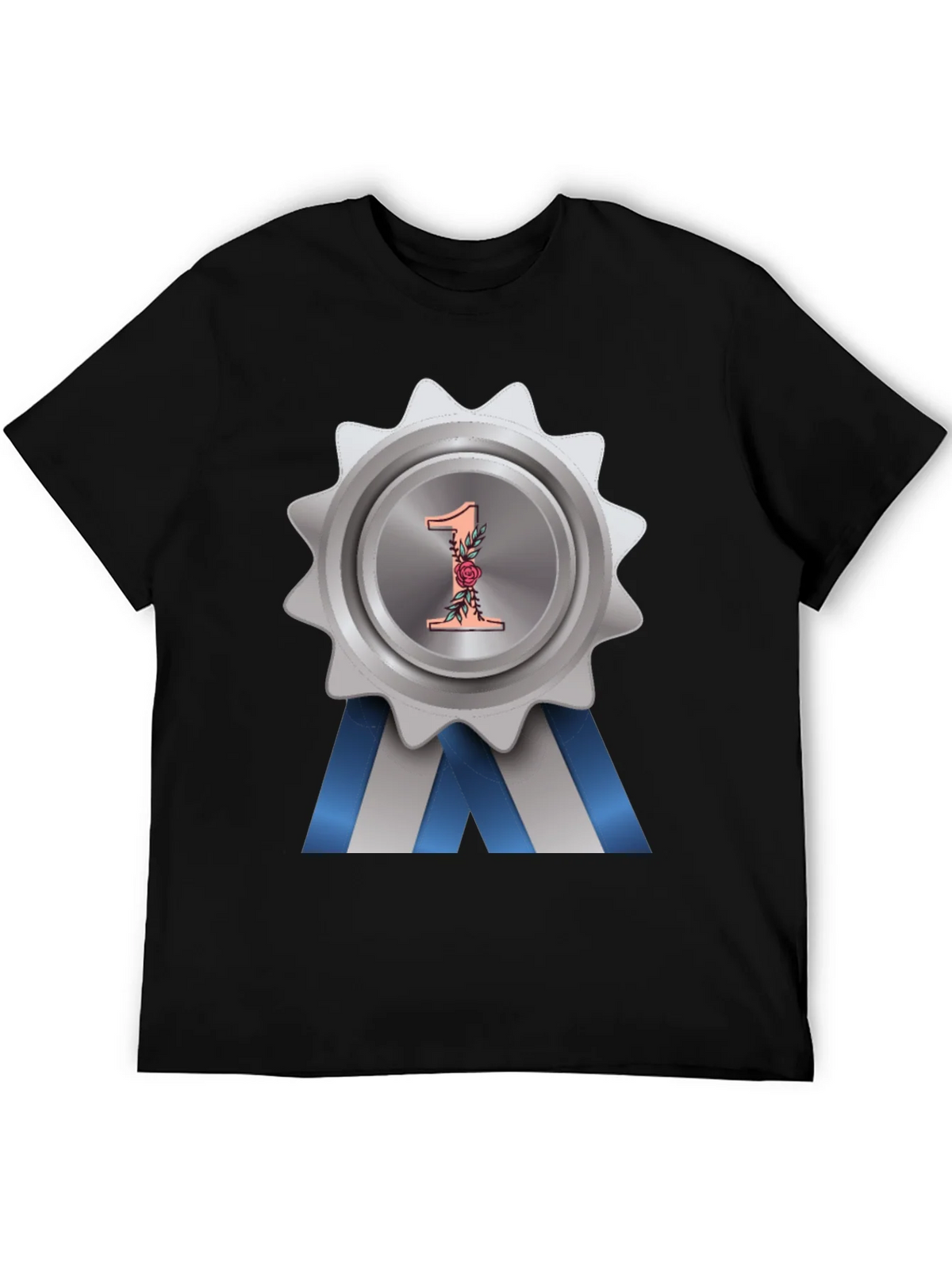 Number One Award Badge T-Shirt product image 5