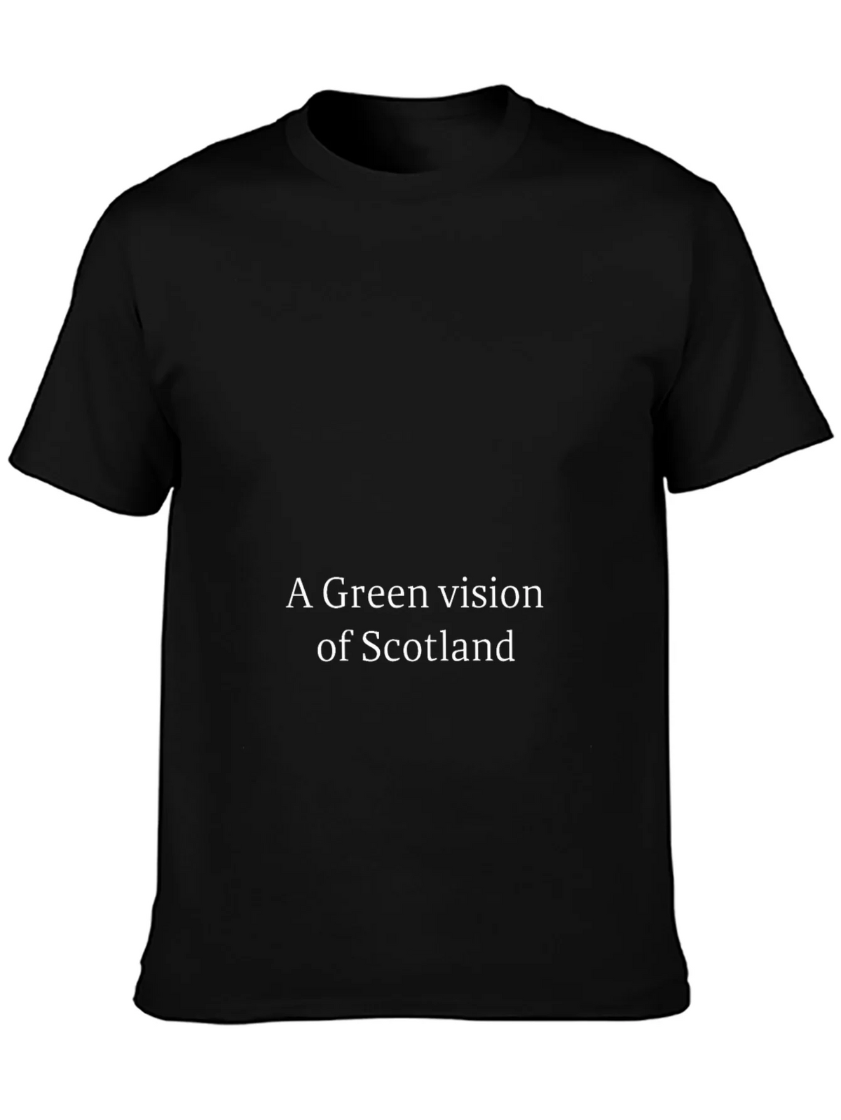 Green Vision of Scotland Black T-Shirt product image 3