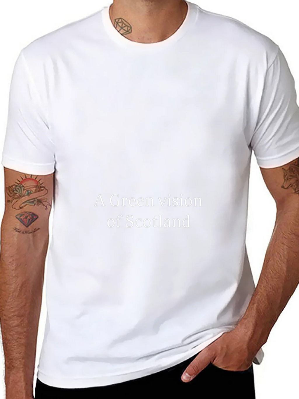 Green Vision of Scotland Black T-Shirt product image 7