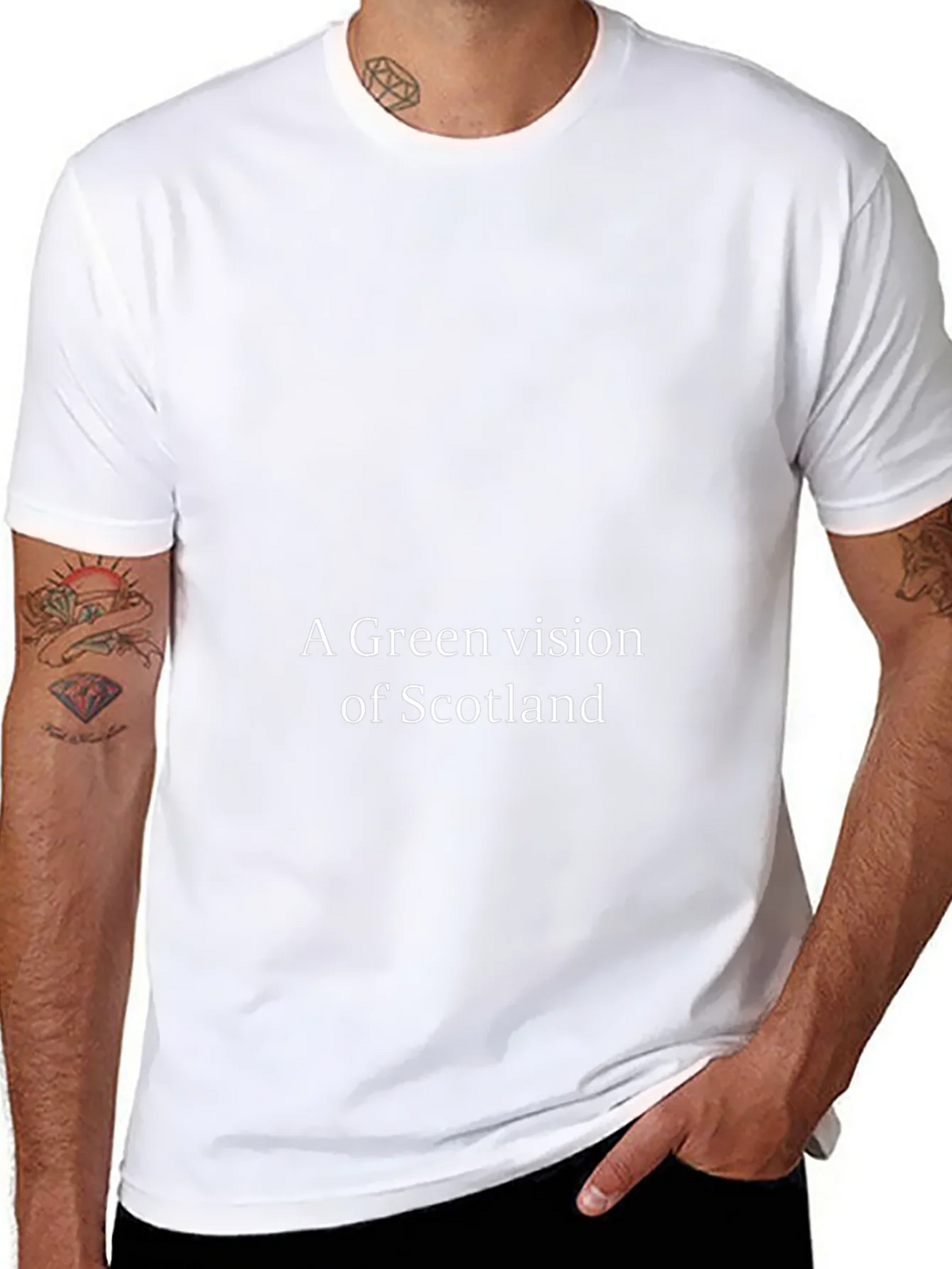 Green Vision of Scotland Black T-Shirt product image 7