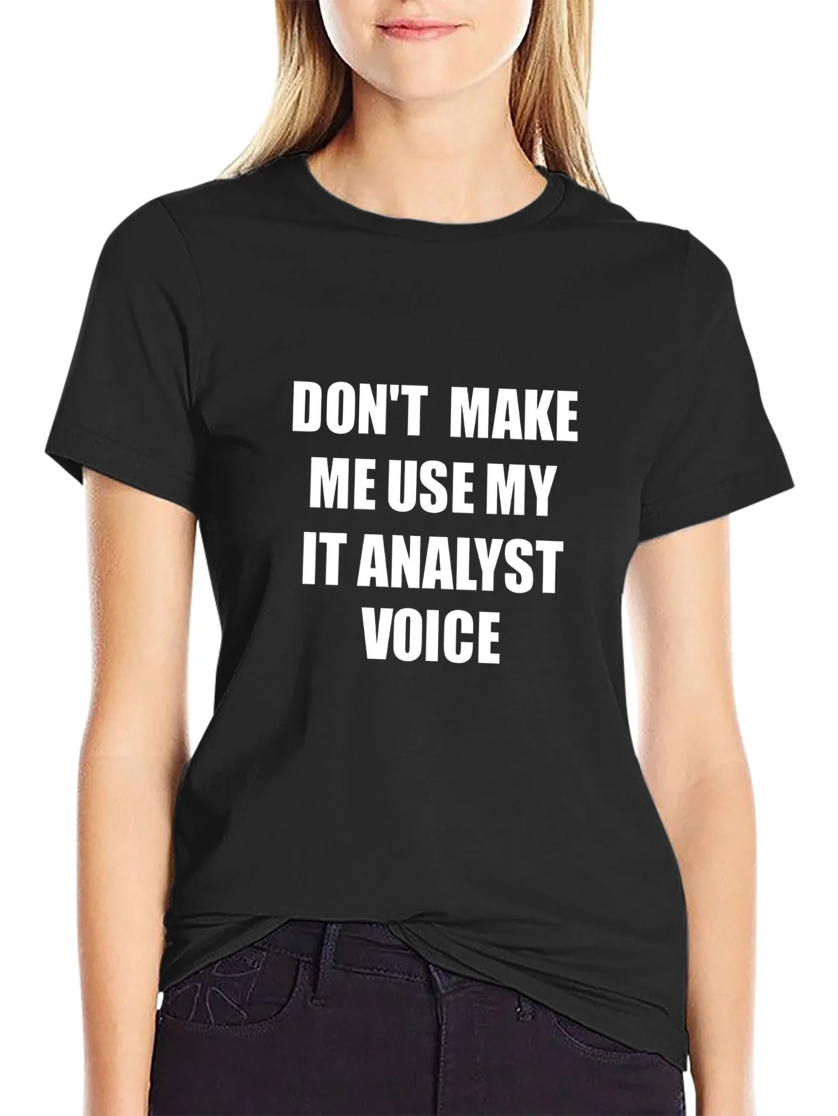 IT Analyst Voice T-Shirt - Funny Tech Geek Tee product image 2