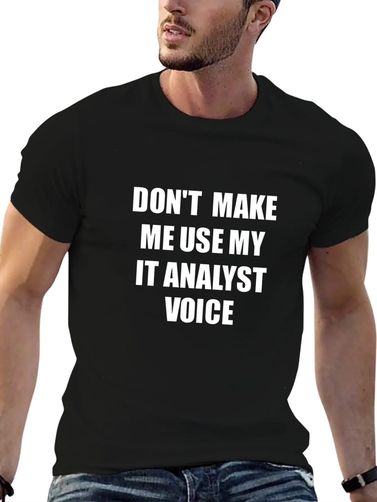 IT Analyst Voice T-Shirt - Funny Tech Geek Tee product image 5
