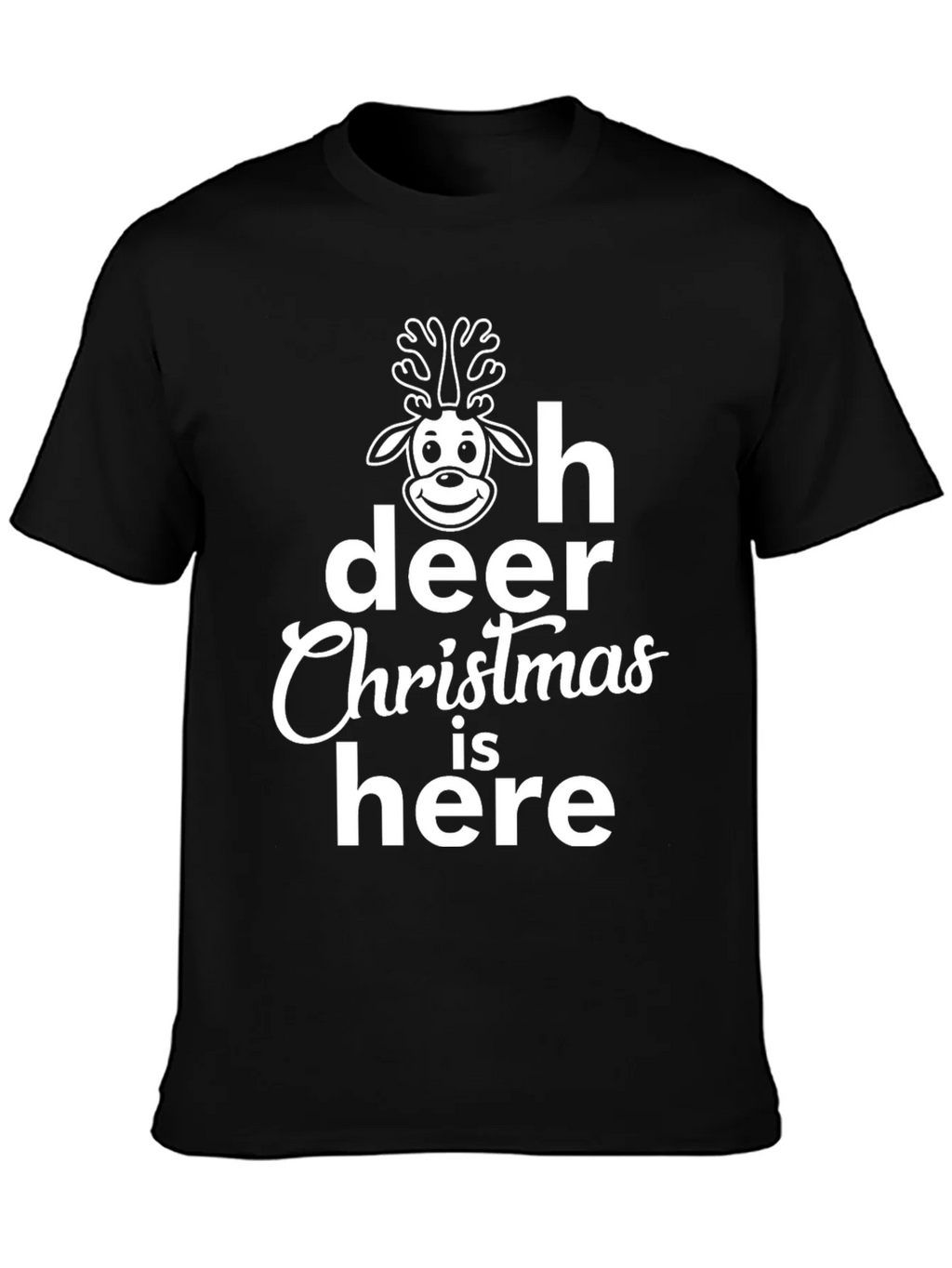 Oh Deer Christmas is Here Graphic Tee product image 3