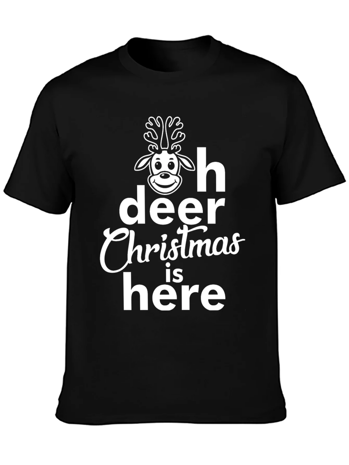 Oh Deer Christmas is Here Graphic Tee product image 3