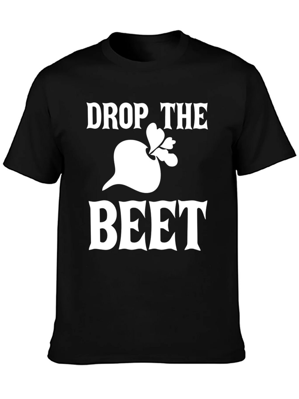 Drop the Beet Funny Graphic Tee - Black product image 2