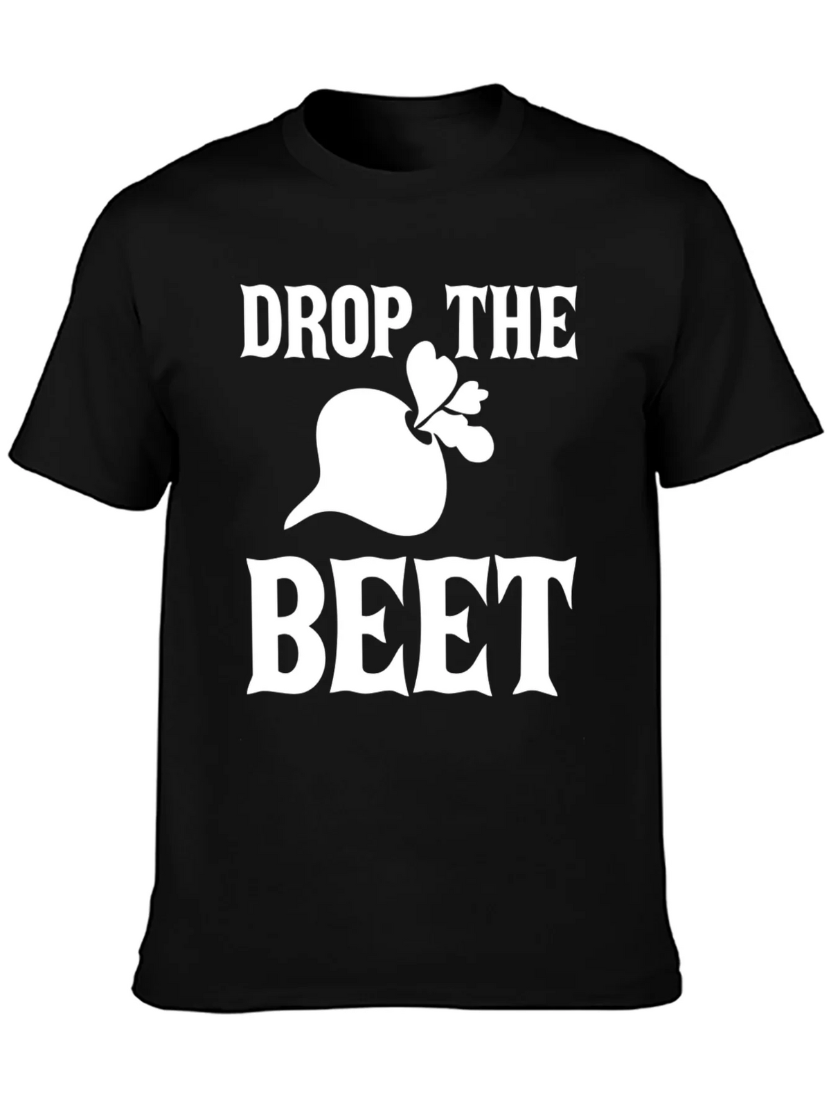Drop the Beet Funny Graphic Tee - Black product image 2