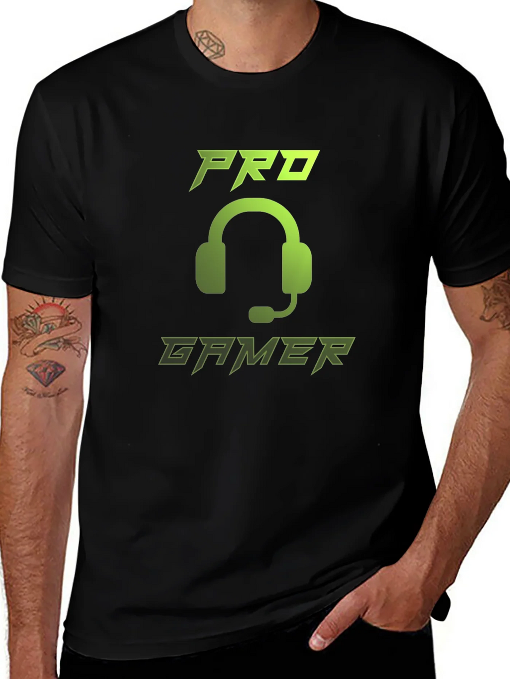 Pro Gamer Black T-Shirt product image 1