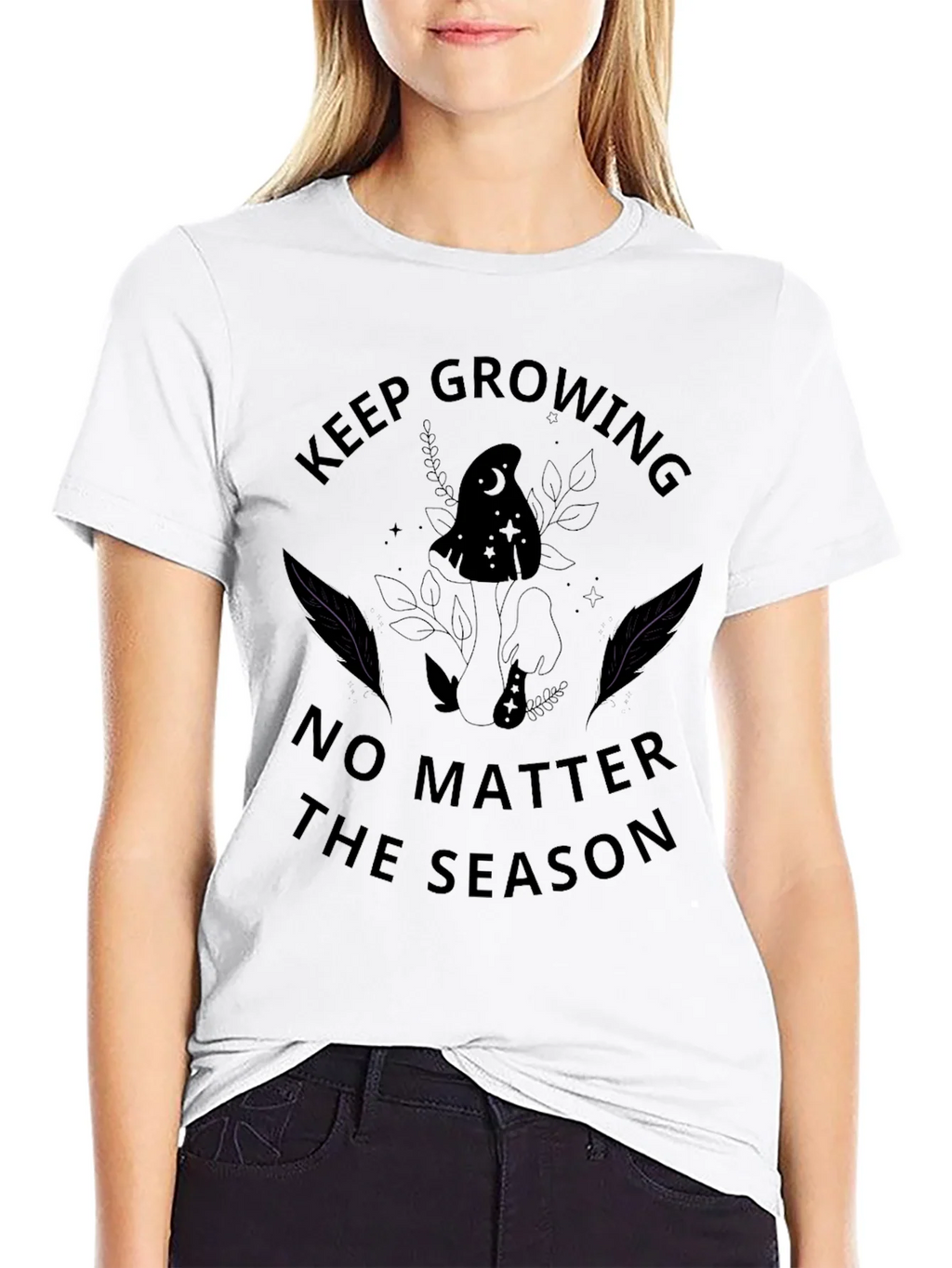 Keep Growing T-Shirt Inspirational Tee product image 4
