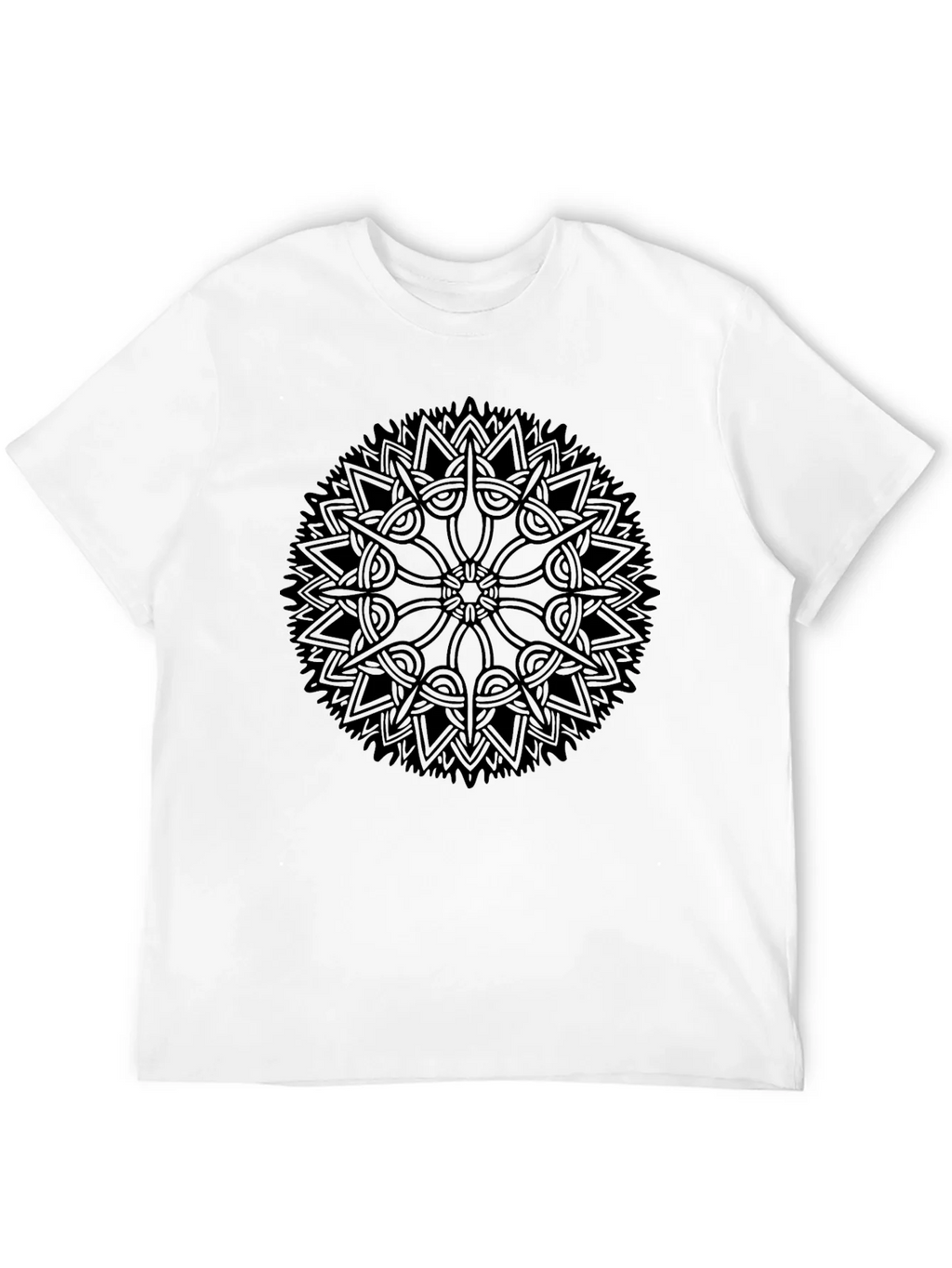 Black Mandala Graphic Tee - Stylish Casual Wear product image 10