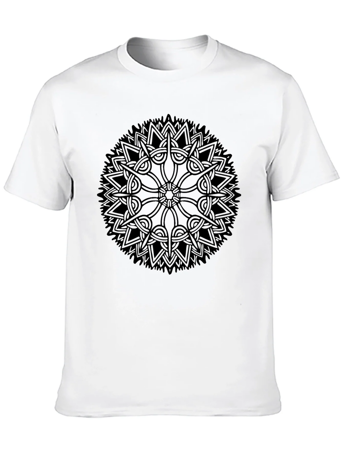 Black Mandala Graphic Tee - Stylish Casual Wear product image 8