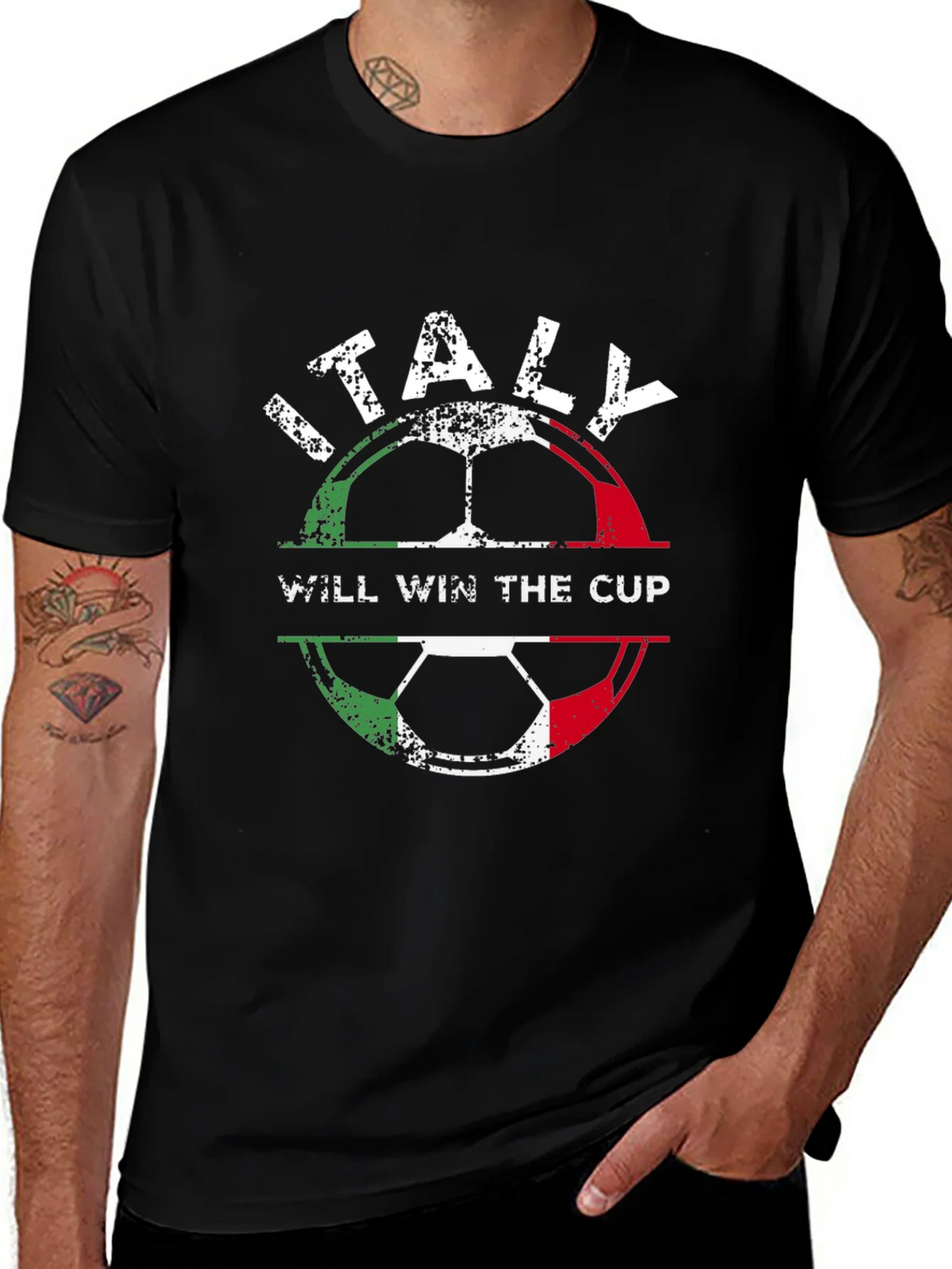 Italy Will Win the Cup Graphic T-Shirt