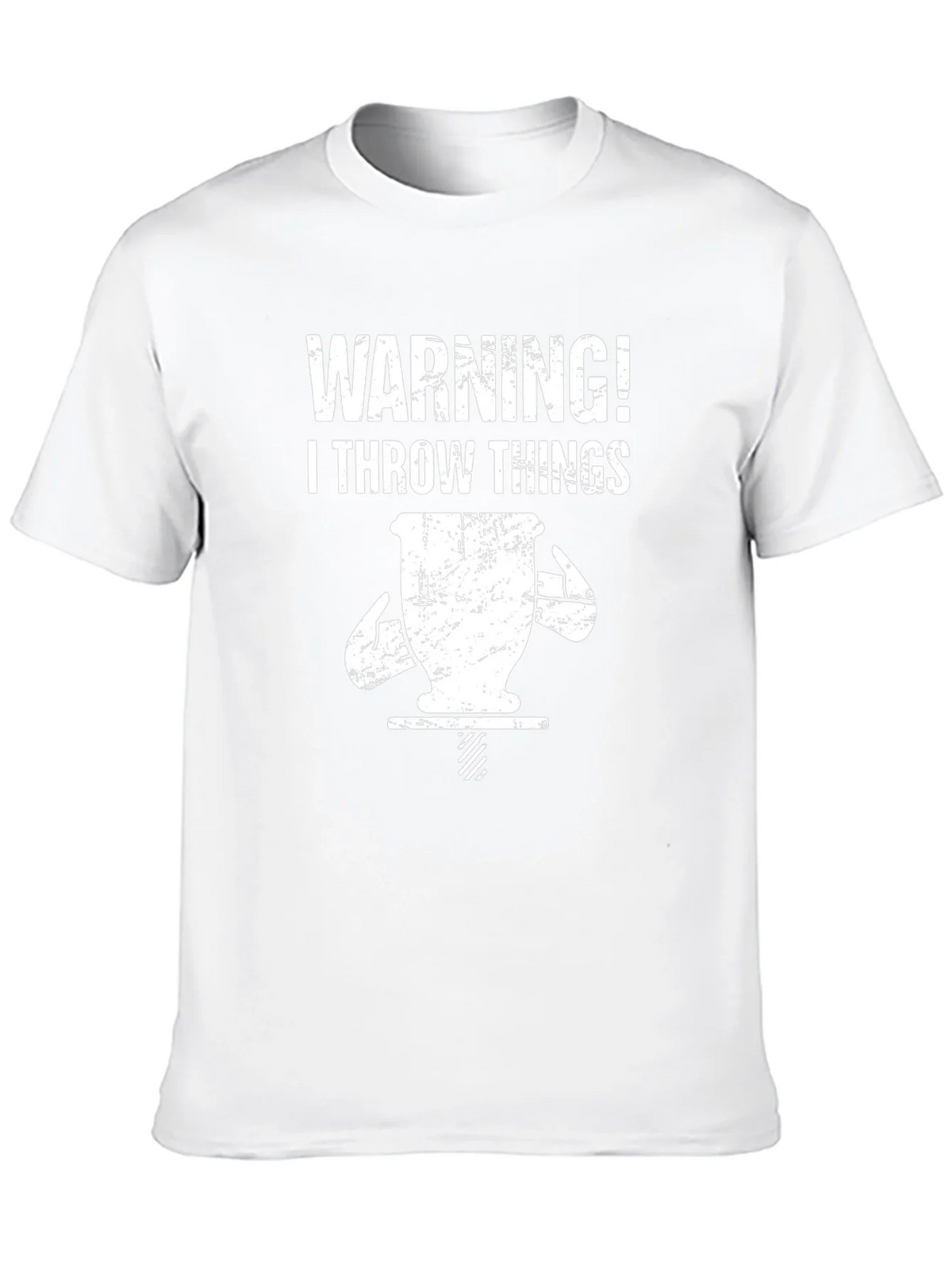 Warning! I Throw Things T-Shirt Funny Pottery Gift product image 8