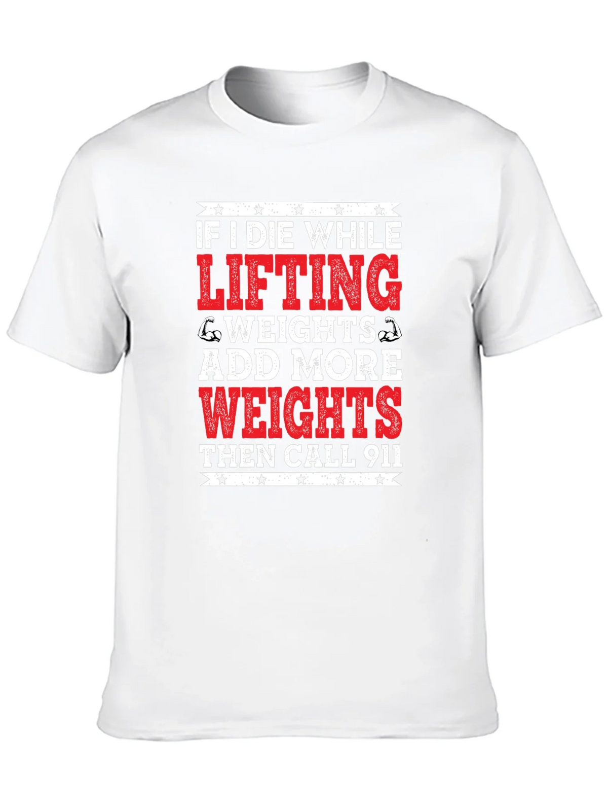 Funny Gym T-Shirt - Add More Weights product image 7