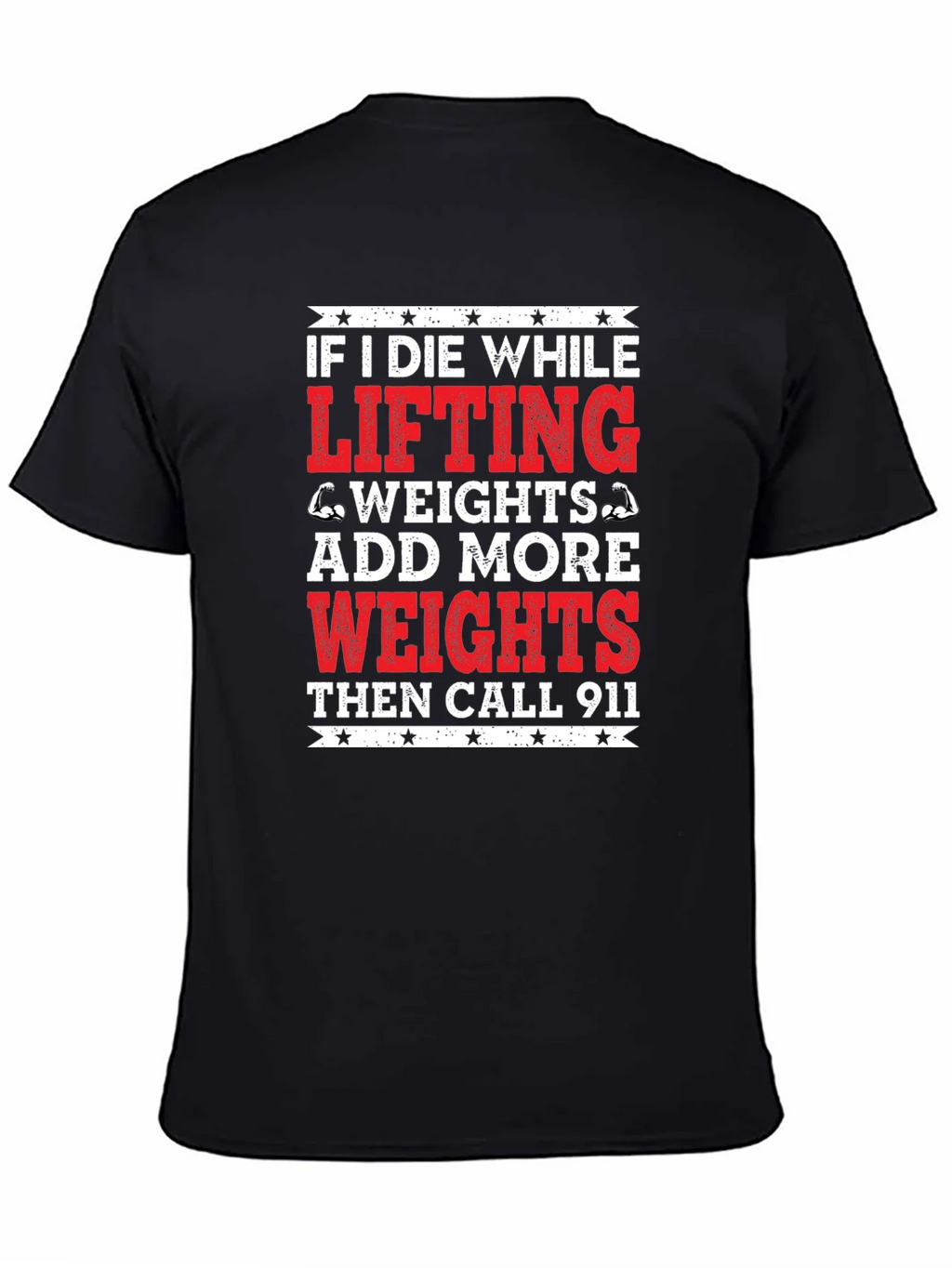 Funny Gym T-Shirt - Add More Weights product image 3