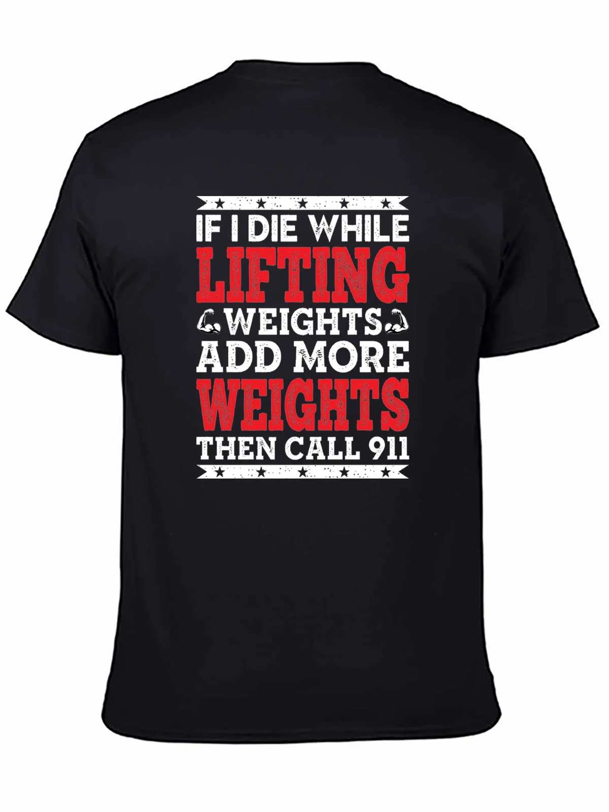 Funny Gym T-Shirt - Add More Weights product image 3