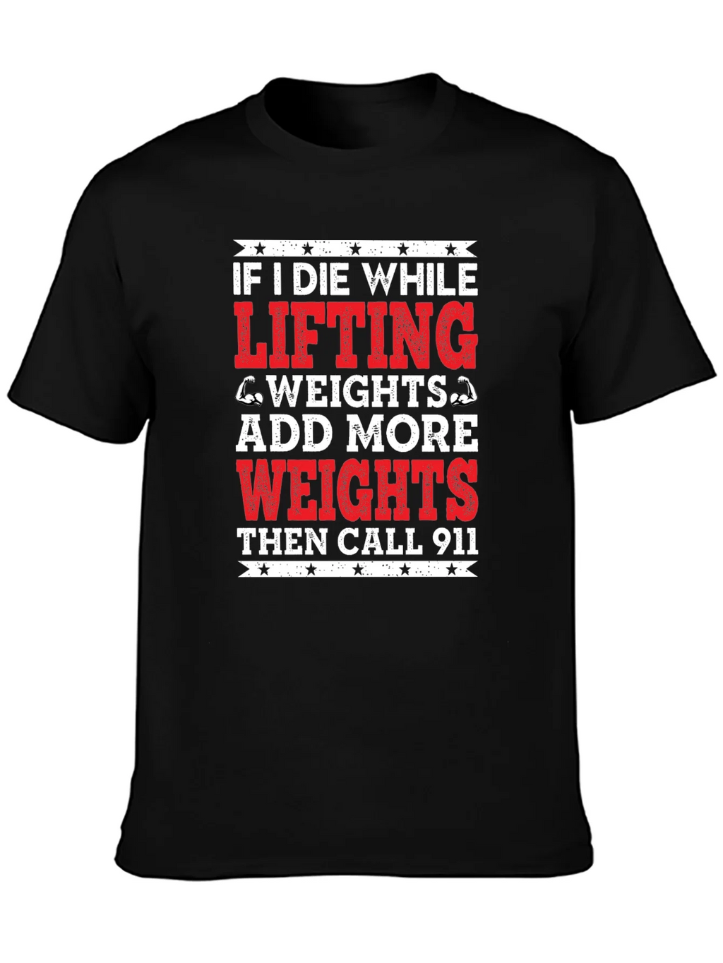 Funny Gym T-Shirt - Add More Weights product image 2