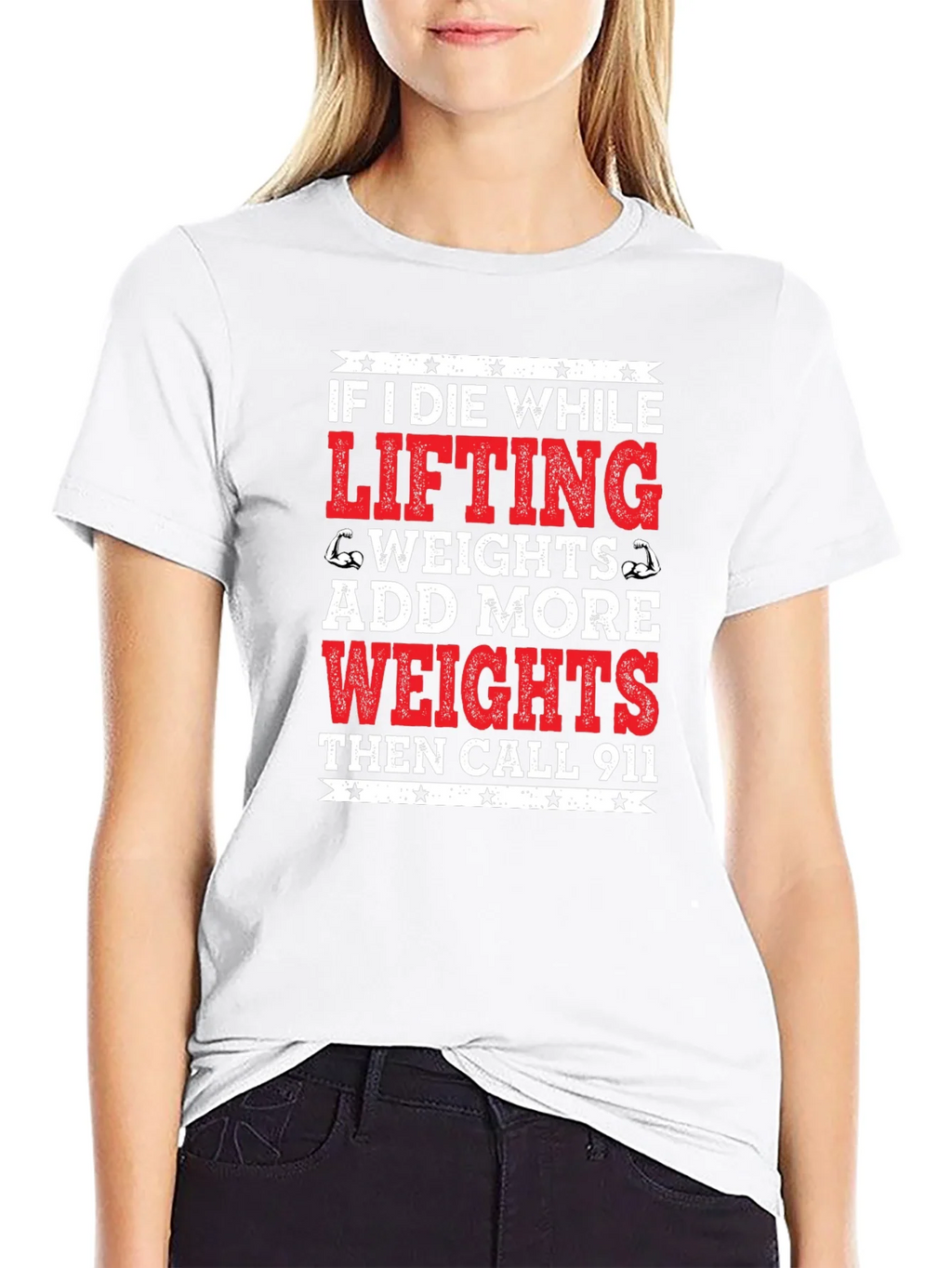 Funny Gym T-Shirt - Add More Weights product image 6