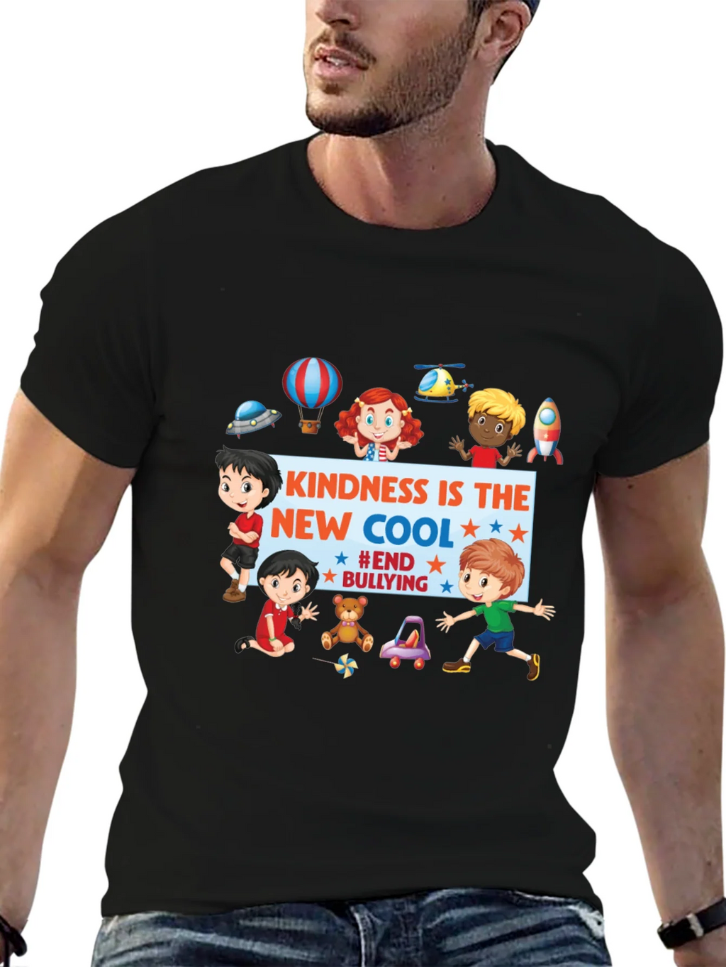 Kindness is the New Cool Graphic T-Shirt product image 6